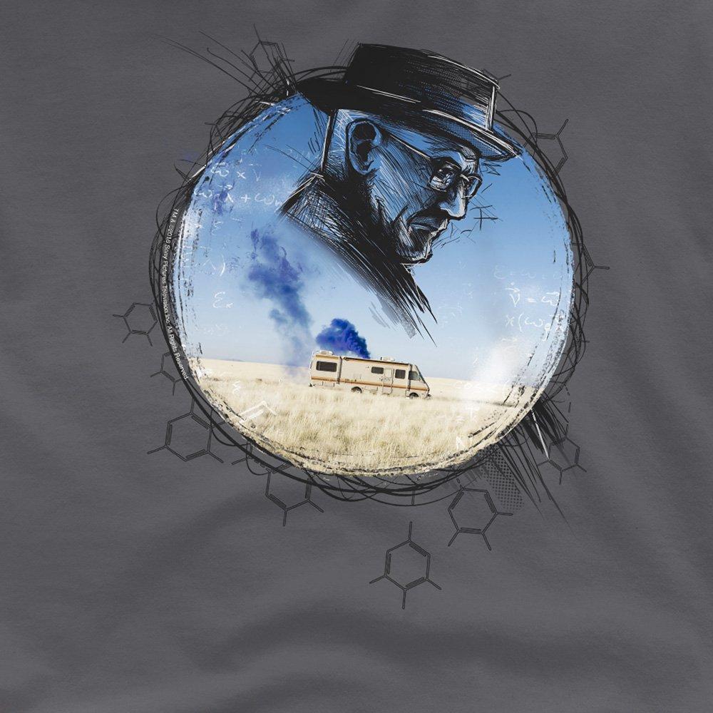 Grey - Breaking Bad - Breaking Bad Crystal T Shirt Charcoal - 2