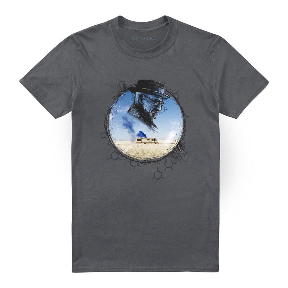 Grey - Breaking Bad - Breaking Bad Crystal T Shirt Charcoal - 4