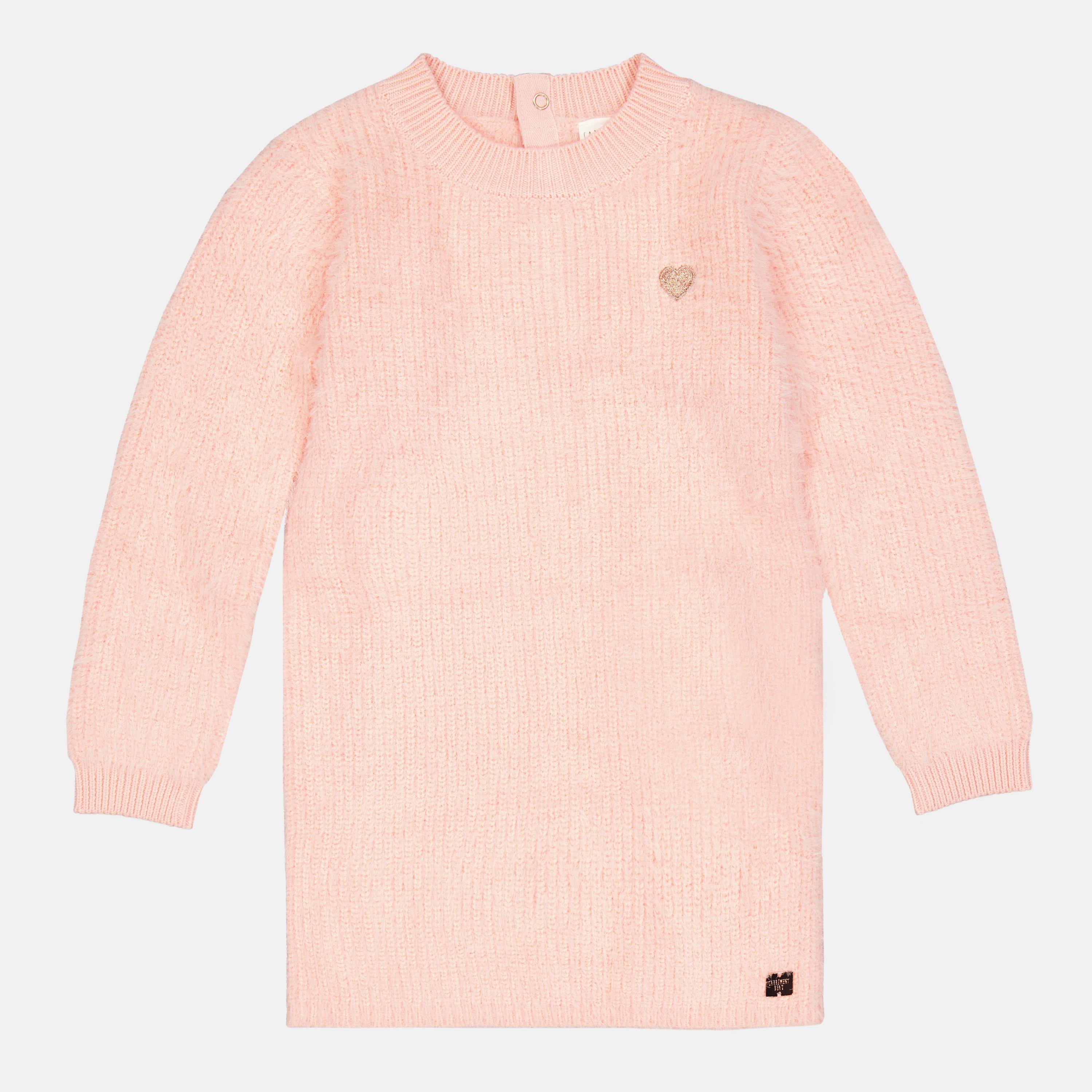 Pale Pink - Carrement Beau - Kids' A-Line Dress - 1