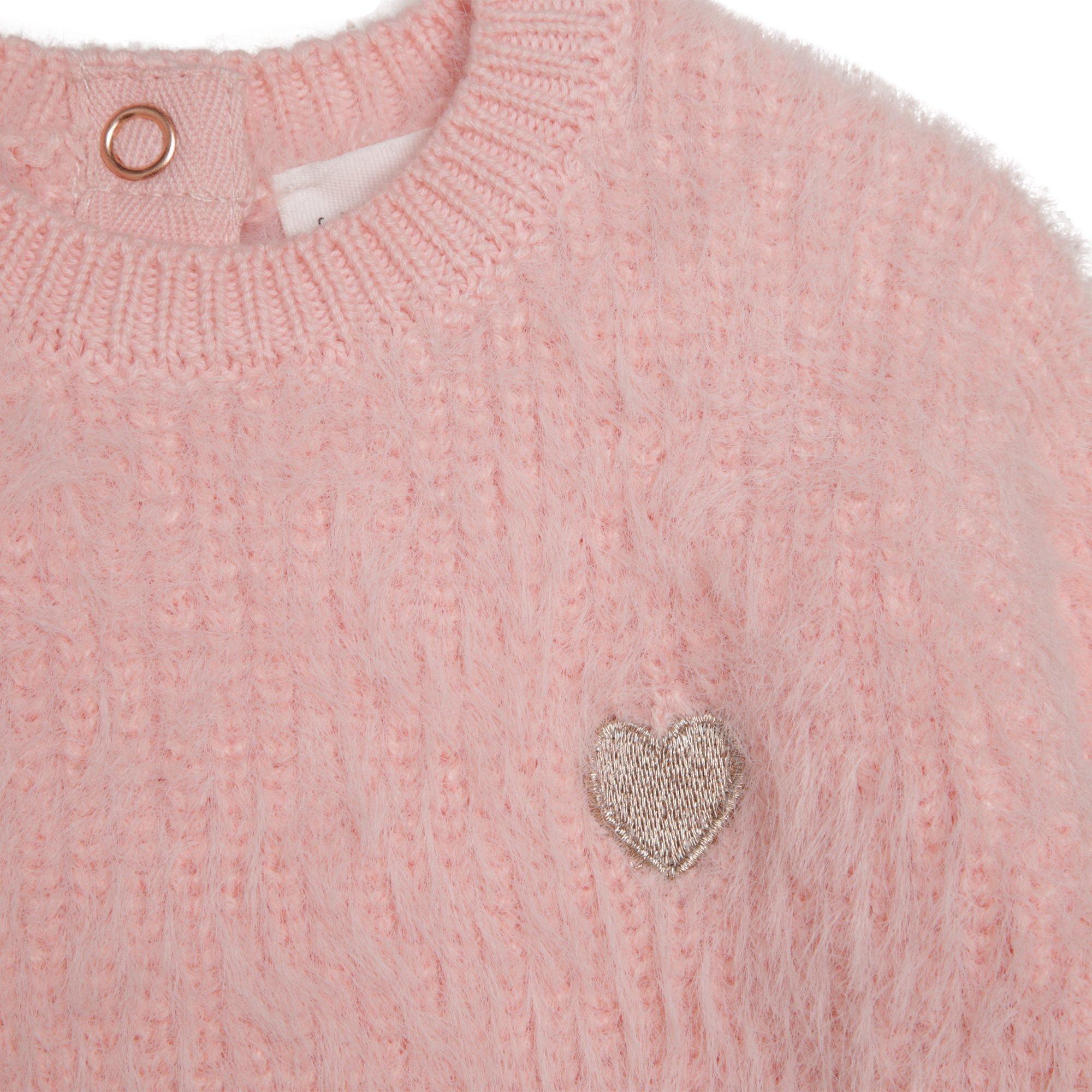 Pale Pink - Carrement Beau - Kids' A-Line Dress - 3