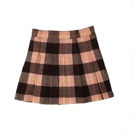 Palm Angels Heavy Check Pleated Skirt