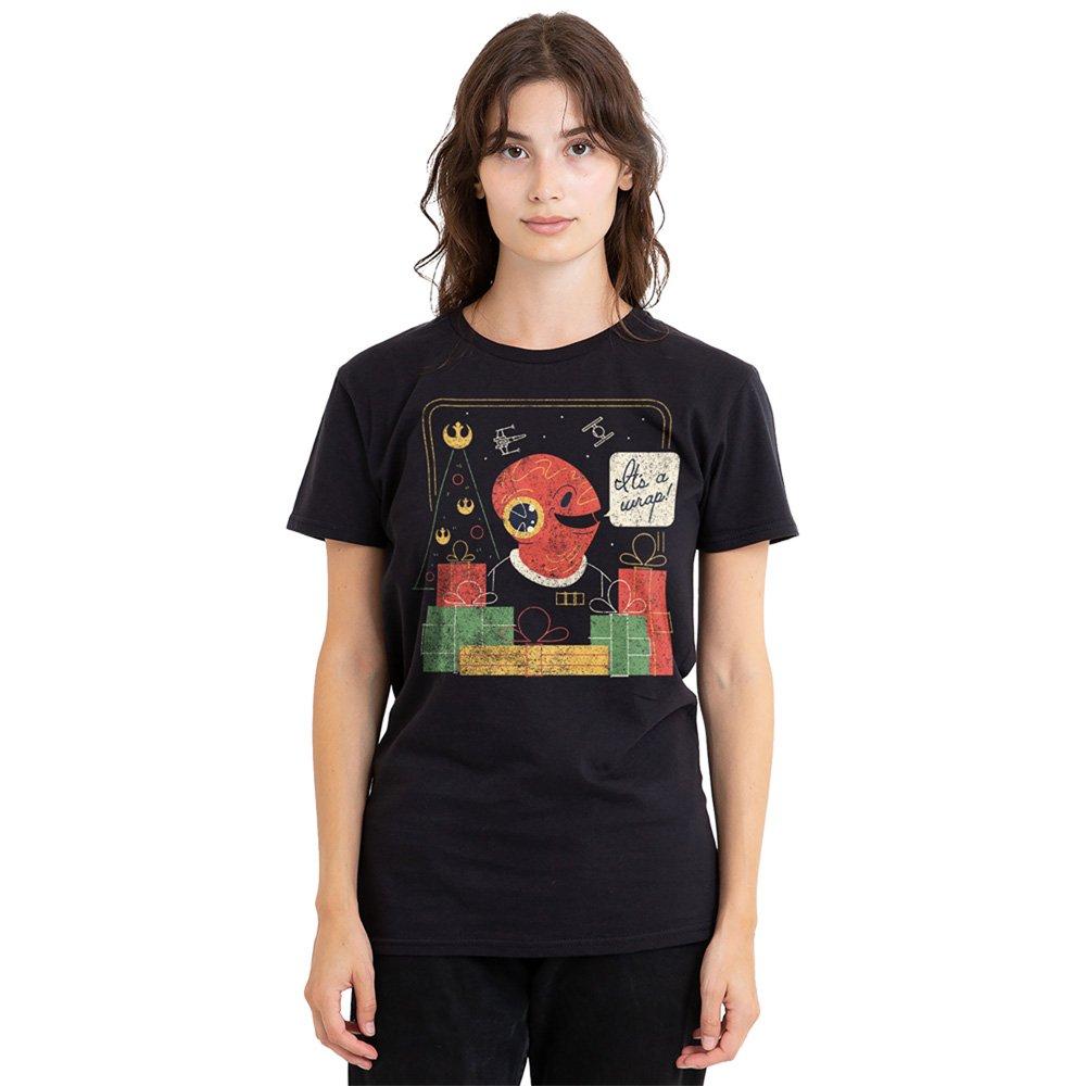 Disney Women's Star Wars Retro Christmas Admiral Ackbar Wrap Trap - Black - XXL