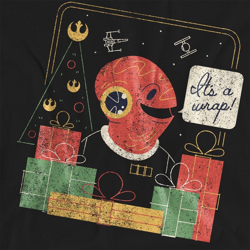 Black - Disney - Star Wars Retro Christmas Admiral Ackbar Wrap Trap - 2
