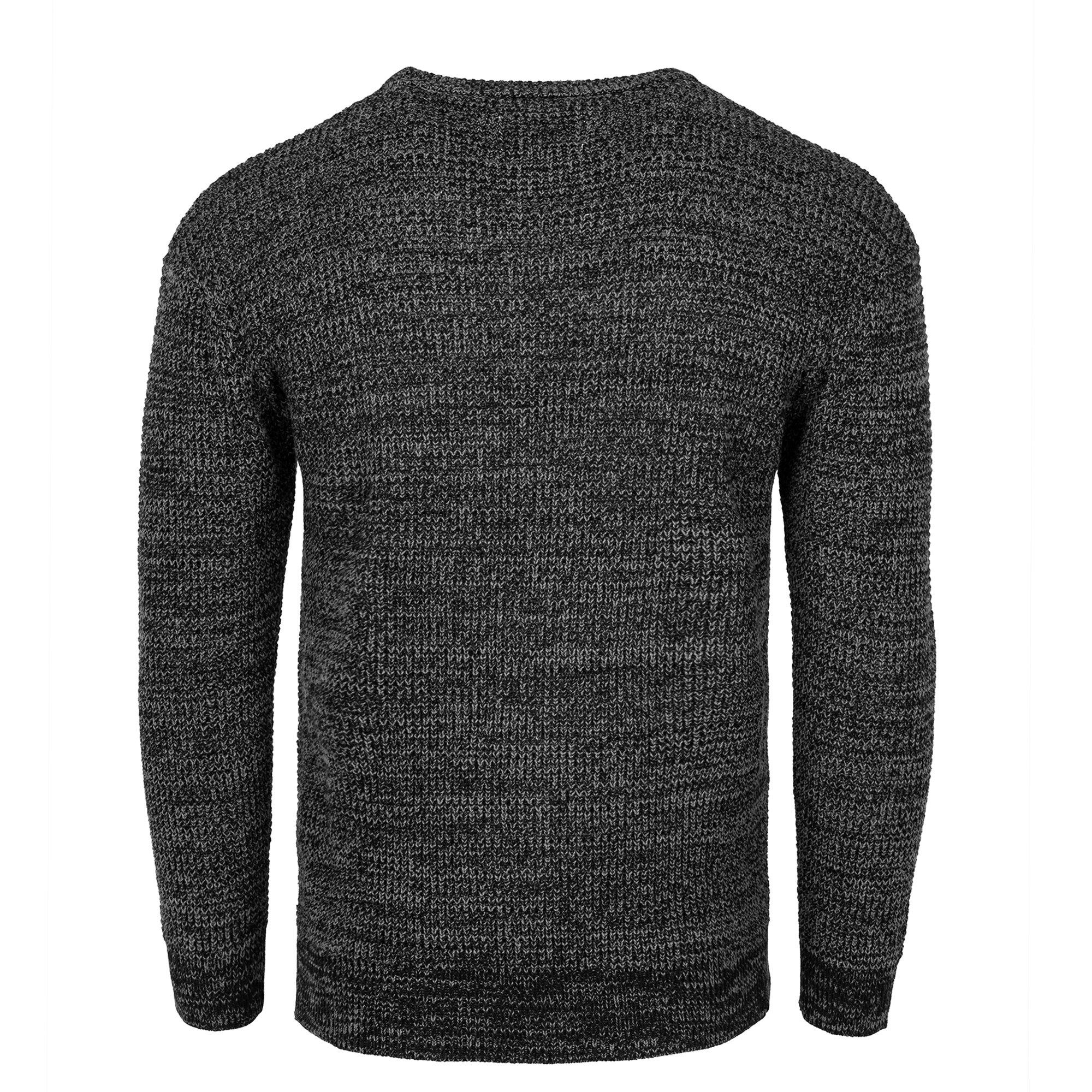Black - Firetrap - Classic Crew Neck Knitwear Men - 6