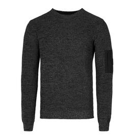 Firetrap Texture Knit Wool Crew Neck Jumper