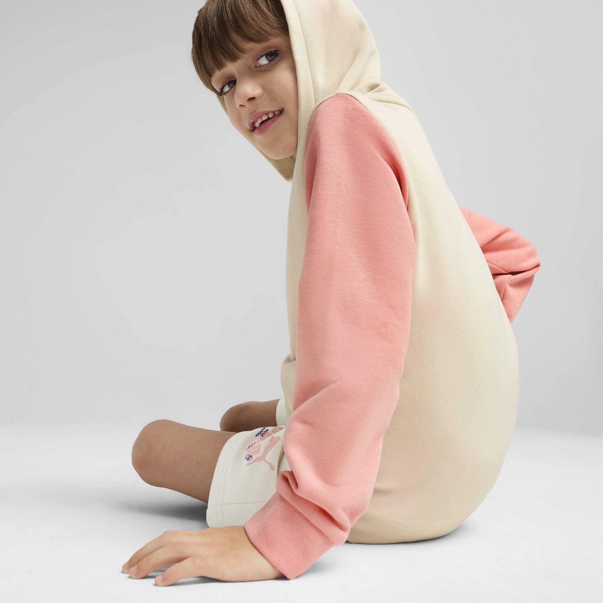 Cream/Pink - Puma - Sandy Adventures Infants Full-Zip Hoodie - 5