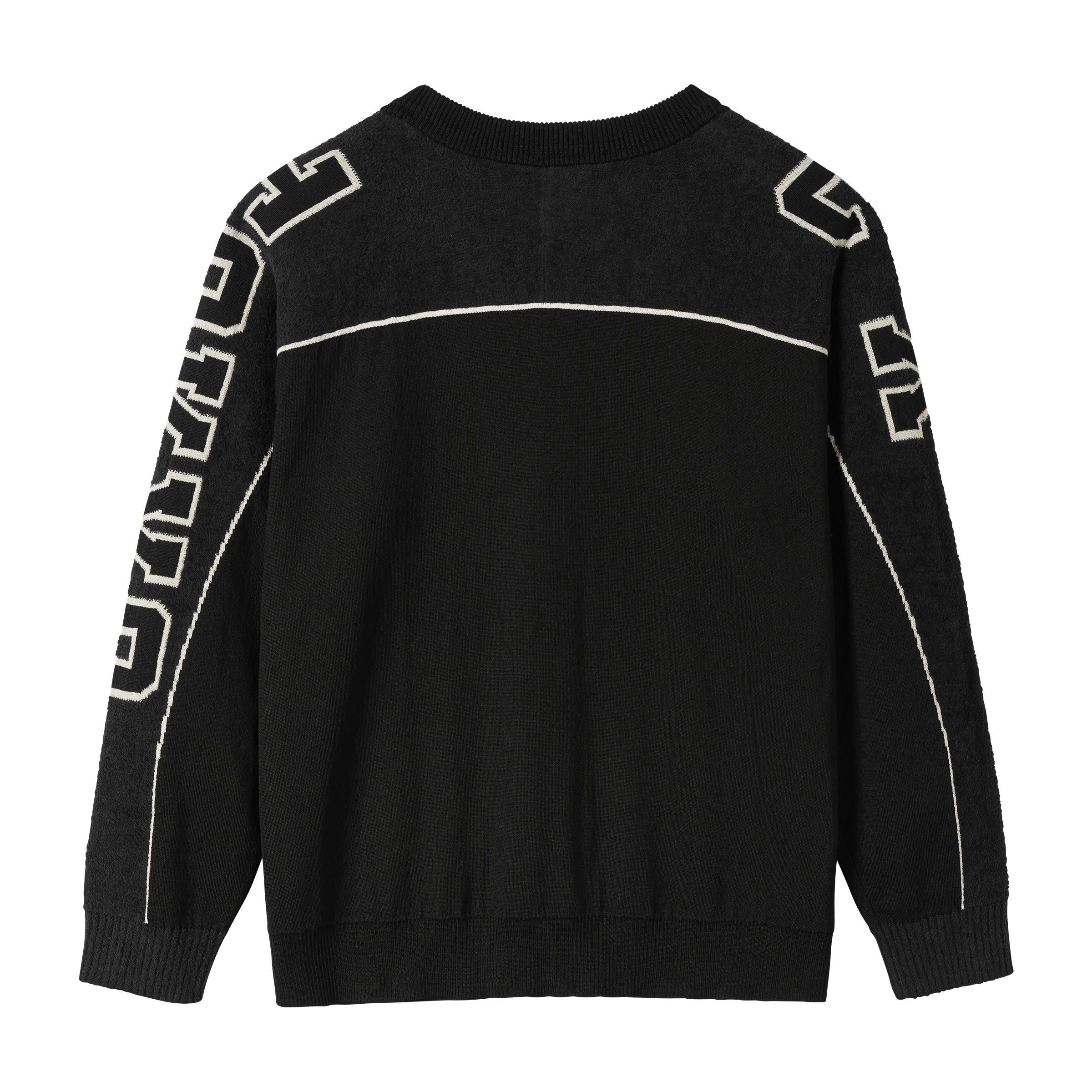 Black - Y3 - Graphic Knit Cardigan - 11