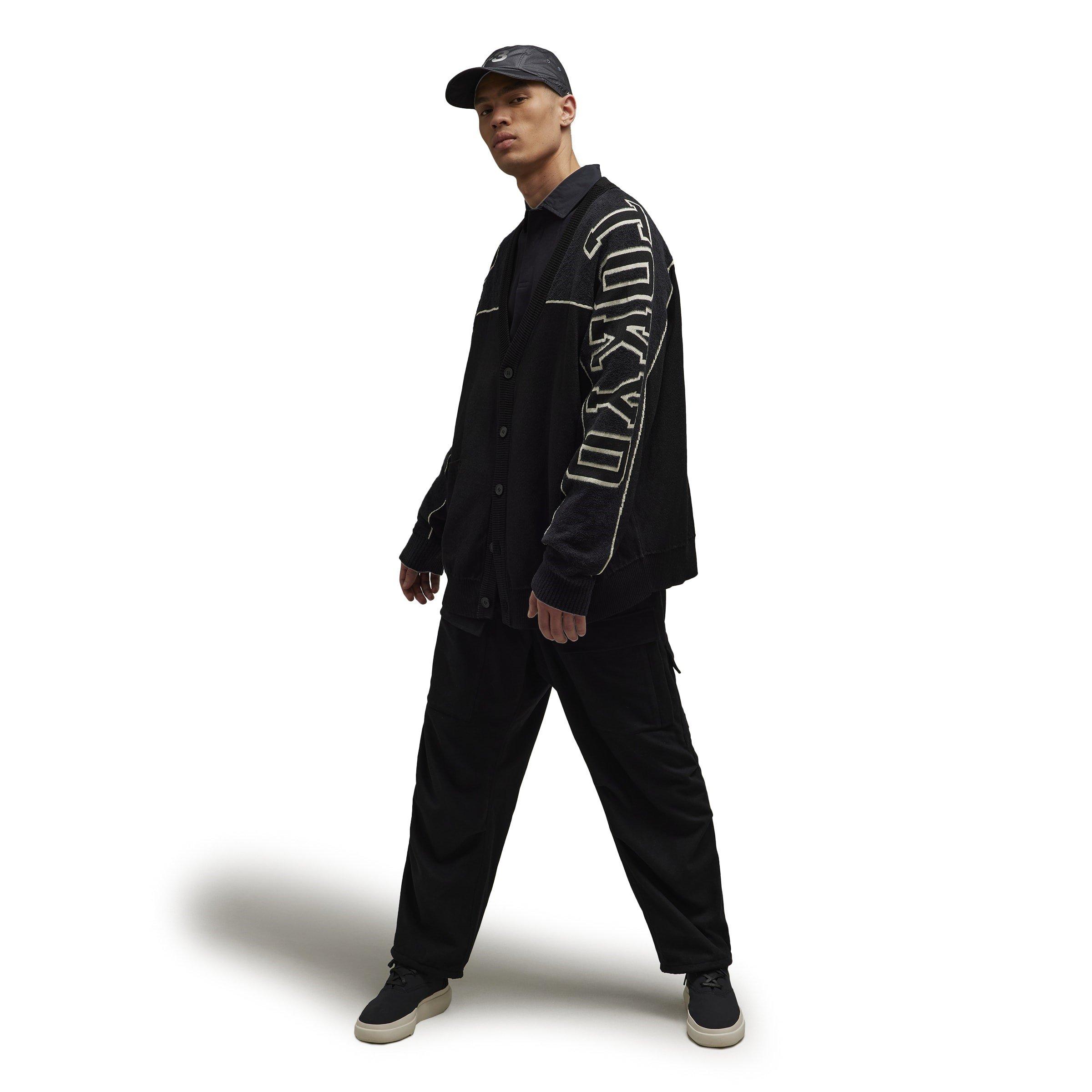 Black - Y3 - Graphic Knit Cardigan - 5