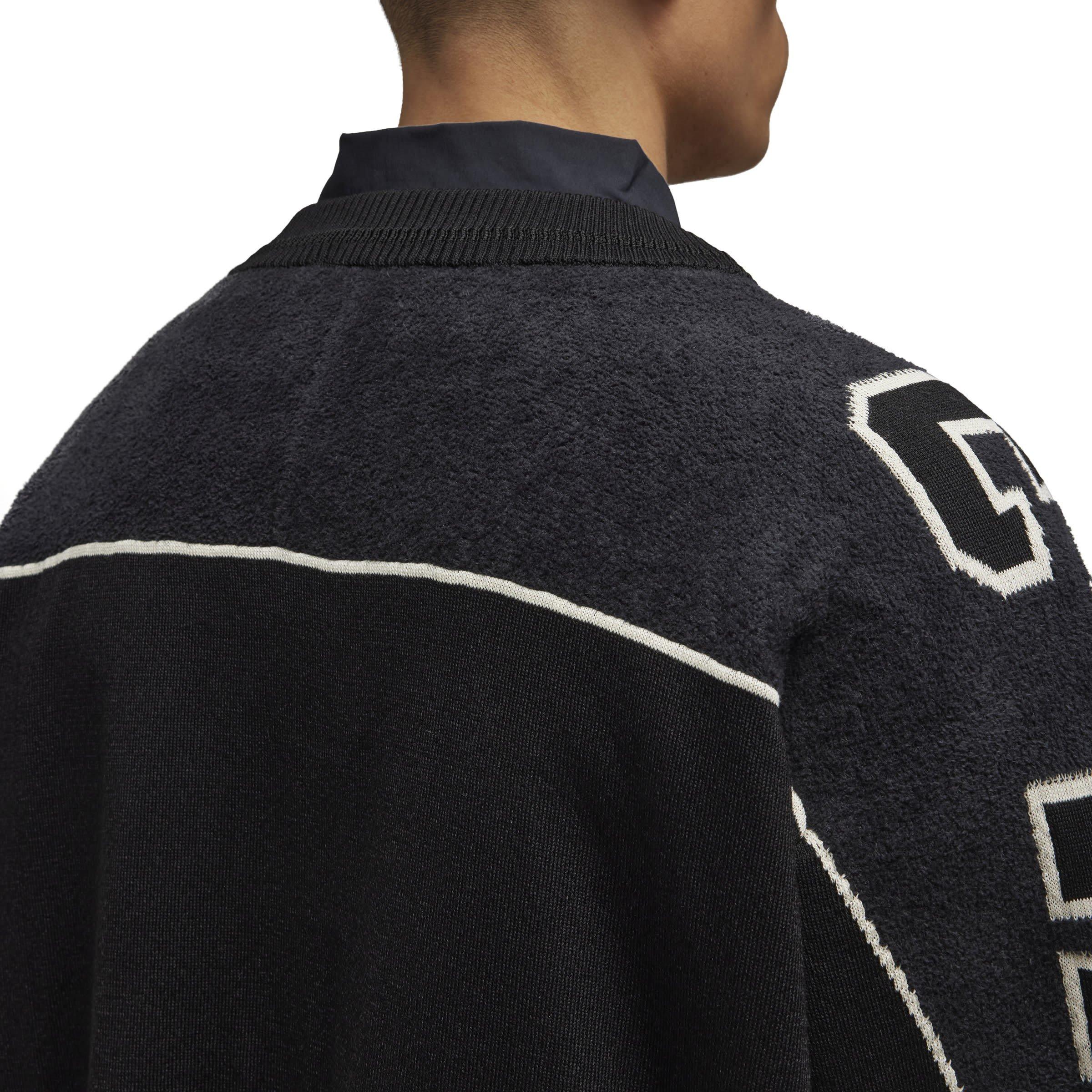 Black - Y3 - Graphic Knit Cardigan - 10