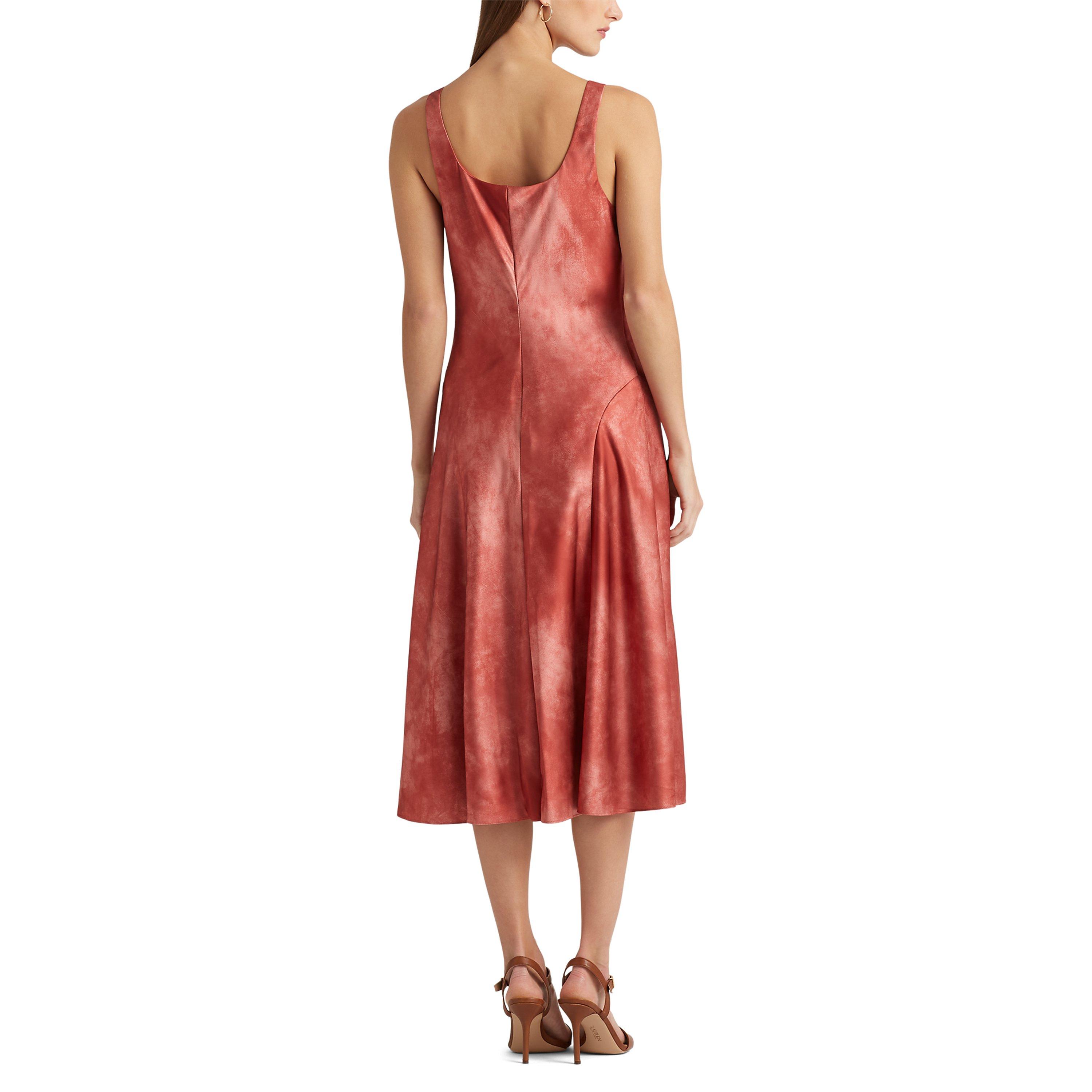 Red Sunstone - Lauren by Ralph Lauren - Caileet Slip Dress - 2