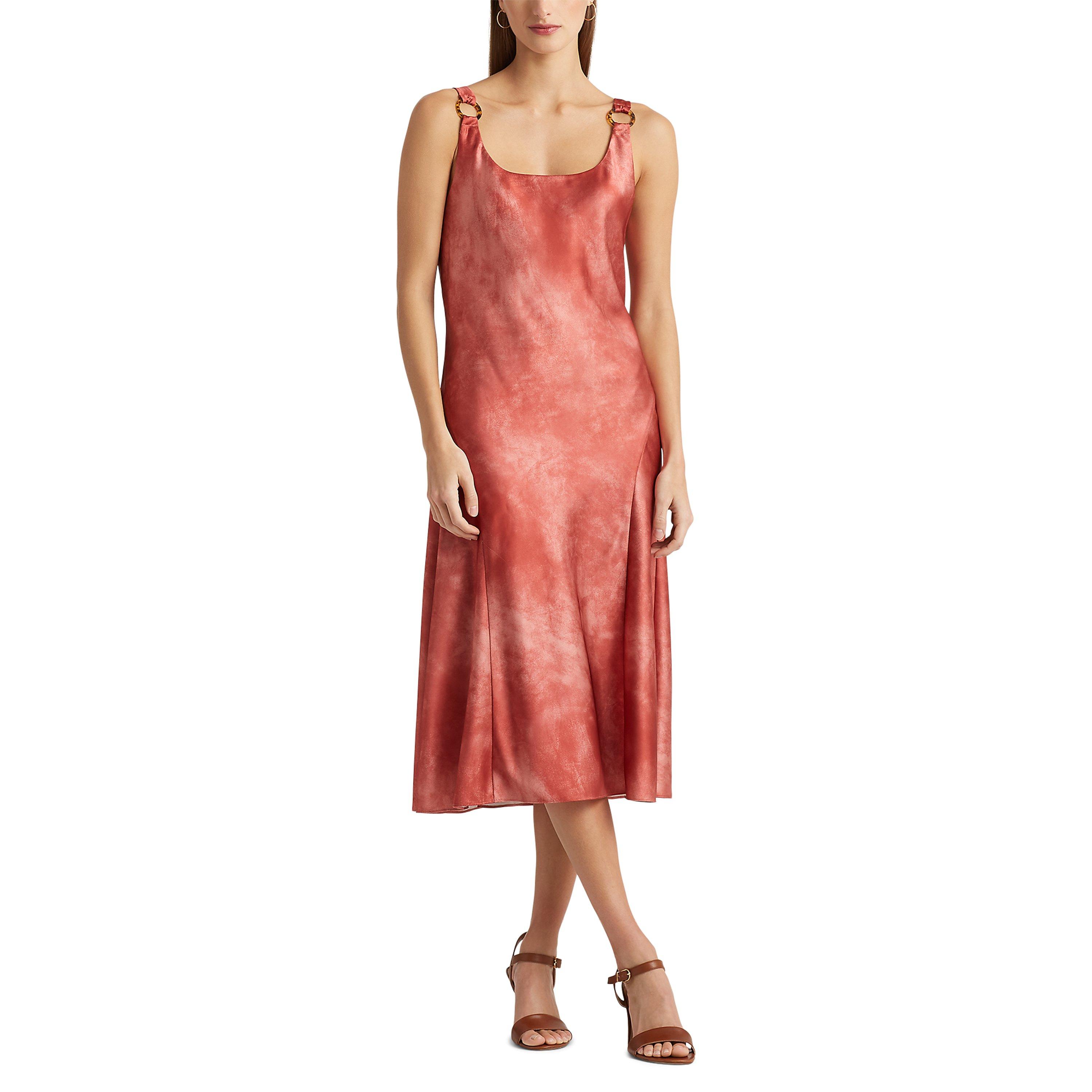 Red Sunstone - Lauren by Ralph Lauren - Caileet Slip Dress - 3