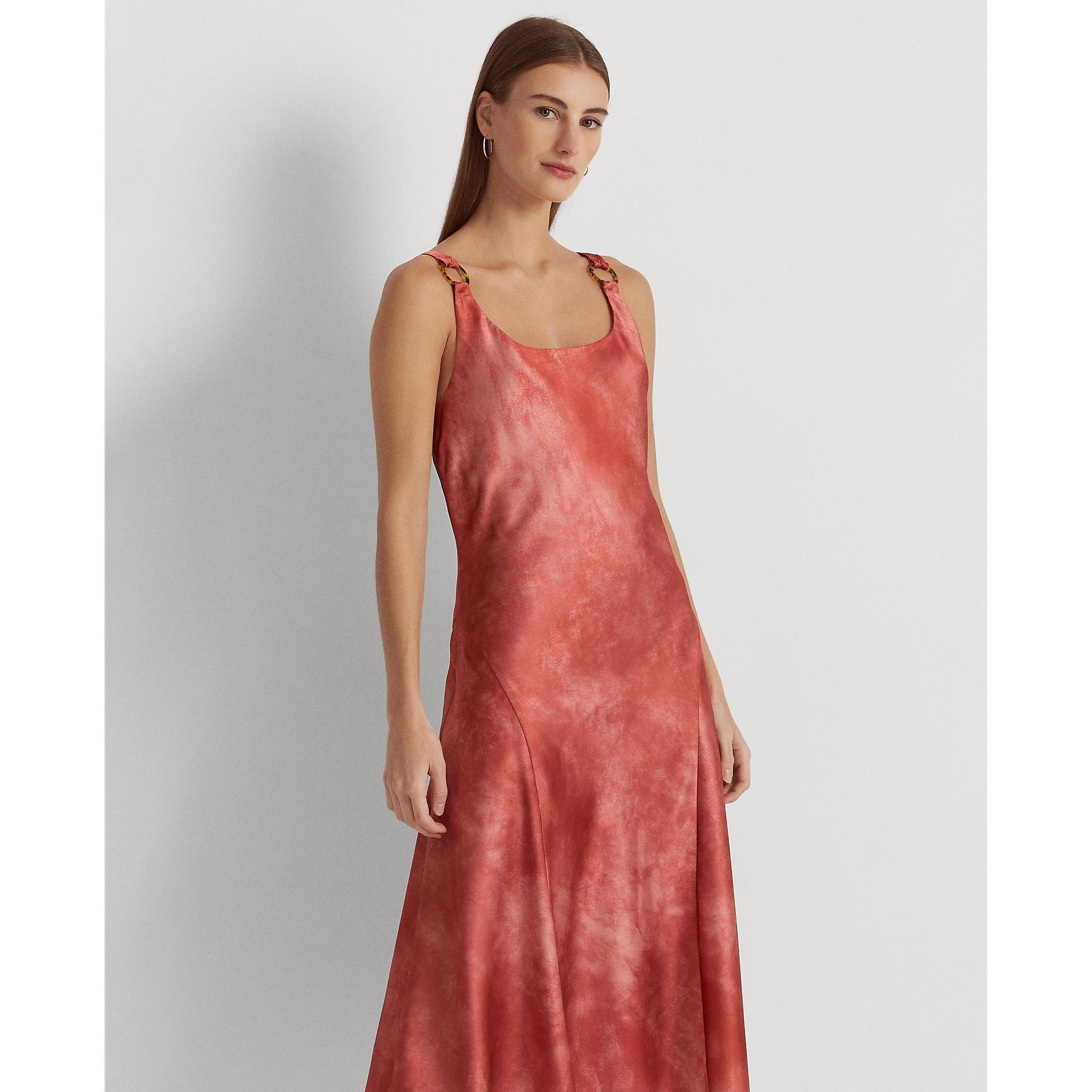 Red Sunstone - Lauren by Ralph Lauren - Caileet Slip Dress - 4