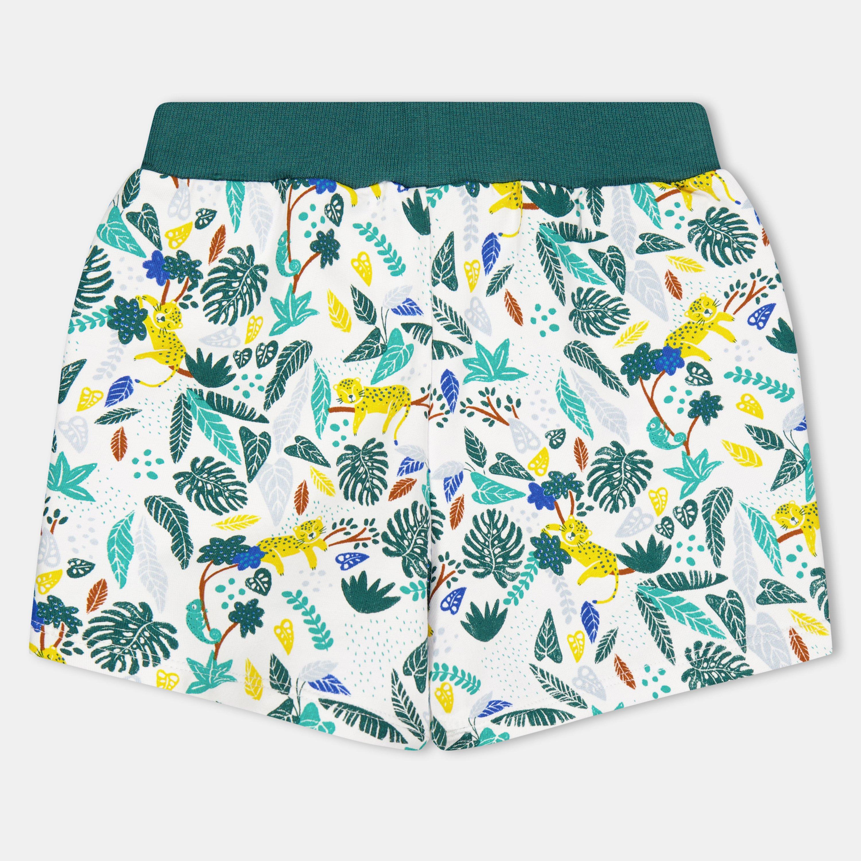 White Green - Carrement Beau - Jersey Jogger Shorts - 2