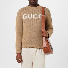 Gucci Logo Intarsia Wool Jumper