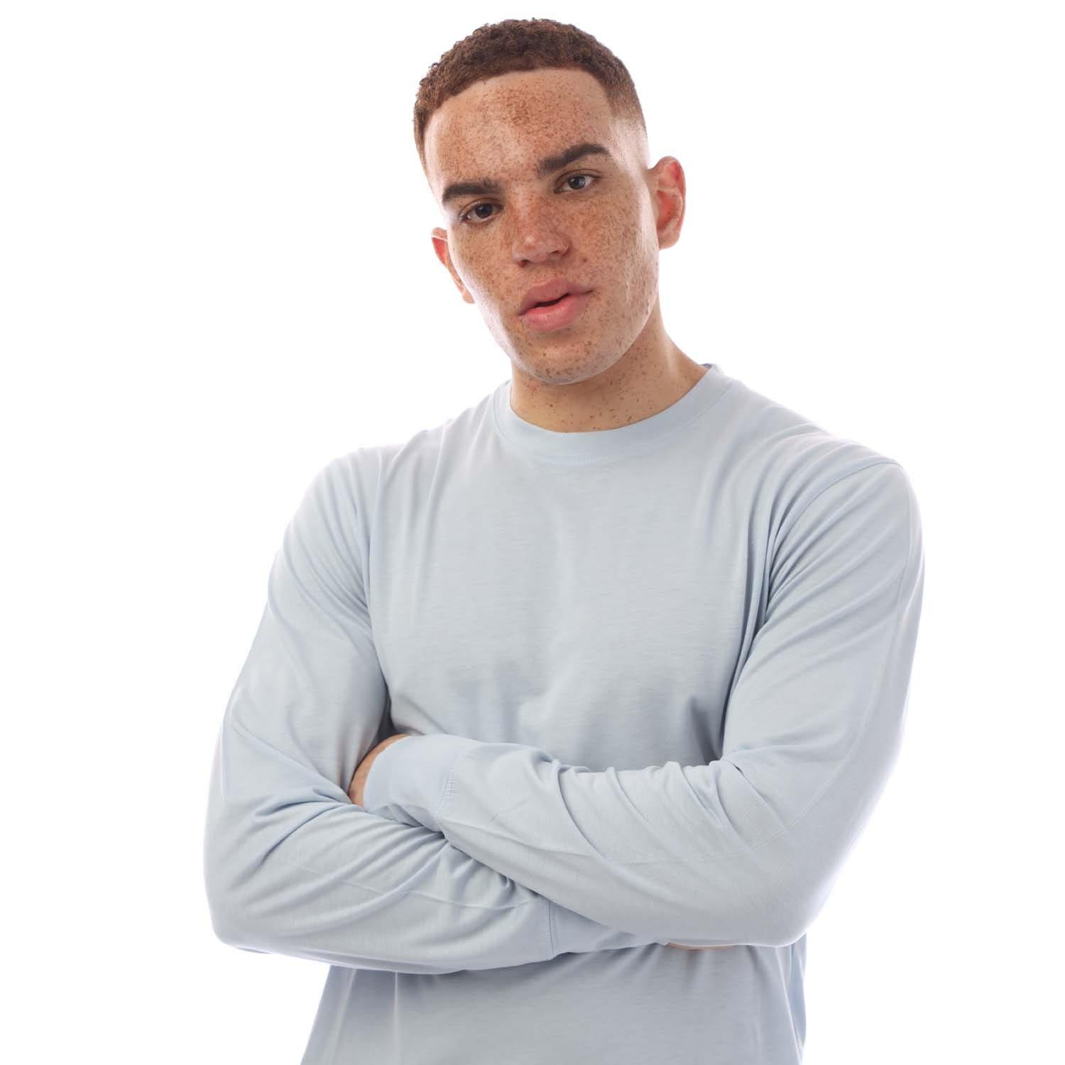 Light Blue - Tom Ford - Lyocell Cotton Long Sleeve T-Shirt - 2