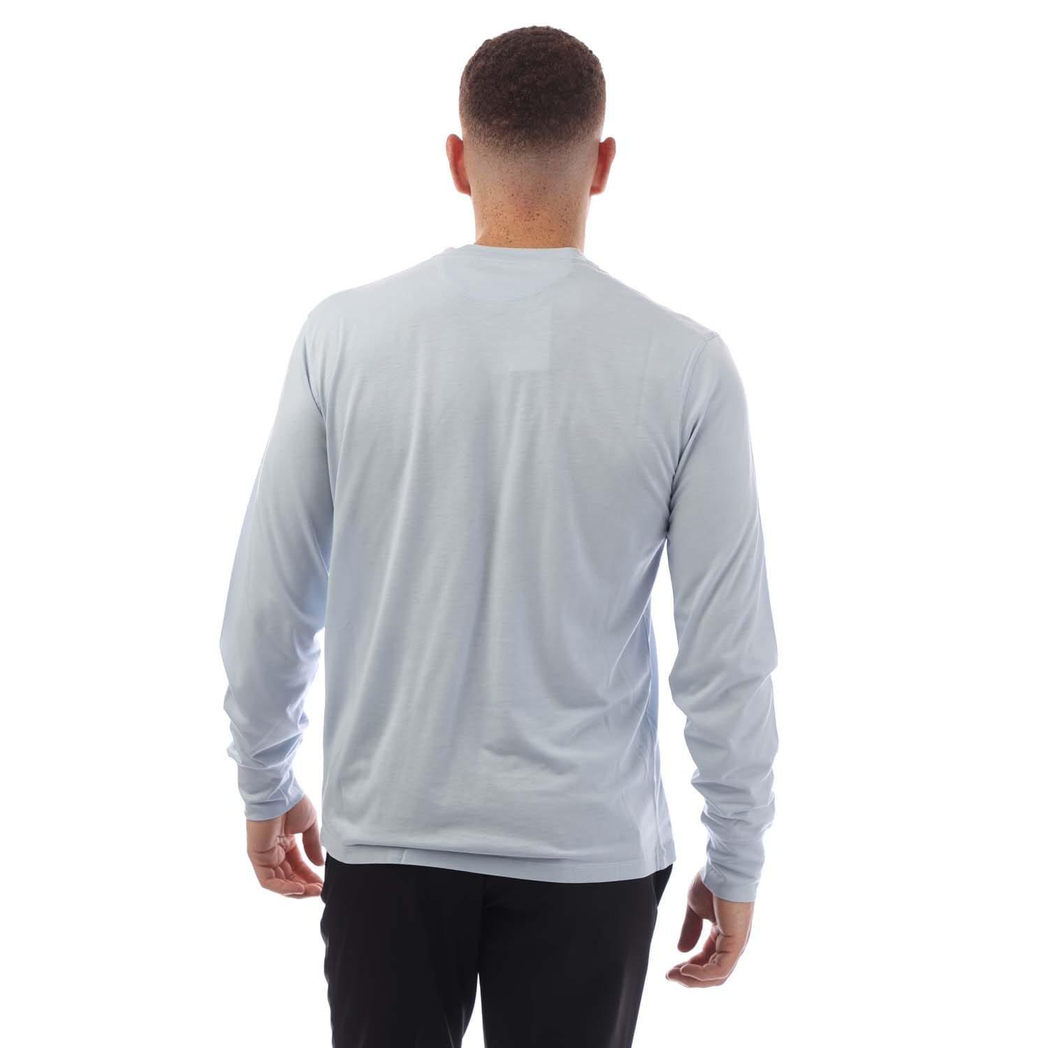 Light Blue - Tom Ford - Lyocell Cotton Long Sleeve T-Shirt - 3