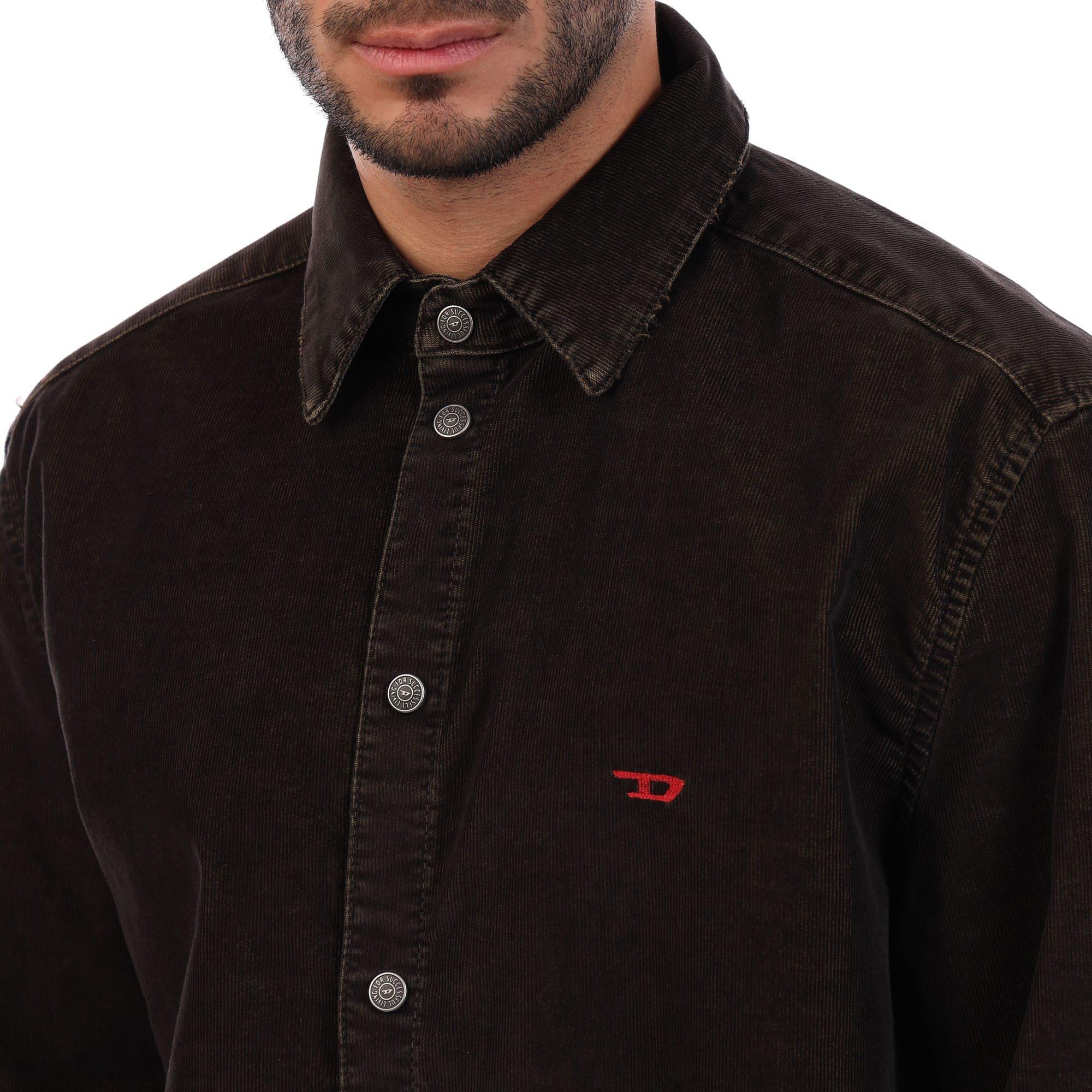 Brown - Diesel - D-Simply Overshirt - 5