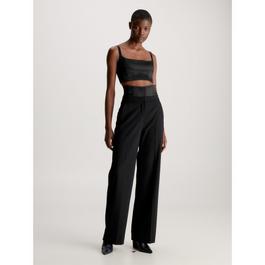 Calvin Klein Tux Cropped Corset Top