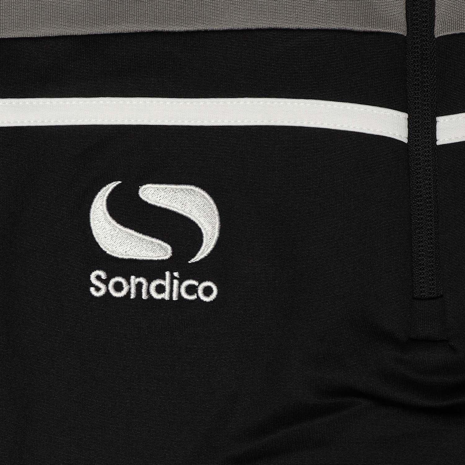 Nero/Carbone - Sondico - quarter Zip Fleece - 4