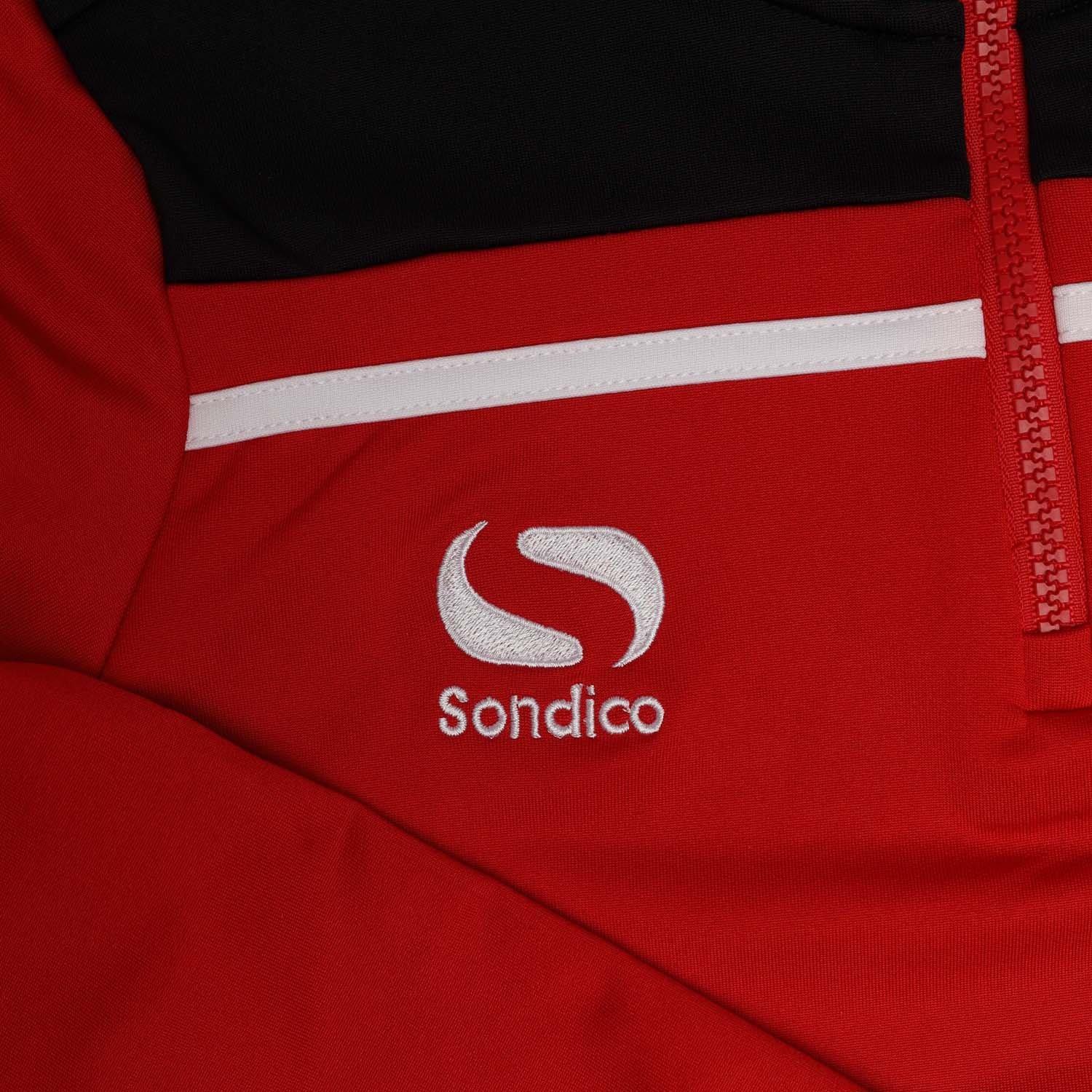 Red/Black - Sondico - Kids' 1/4 Zip Fleece - 3