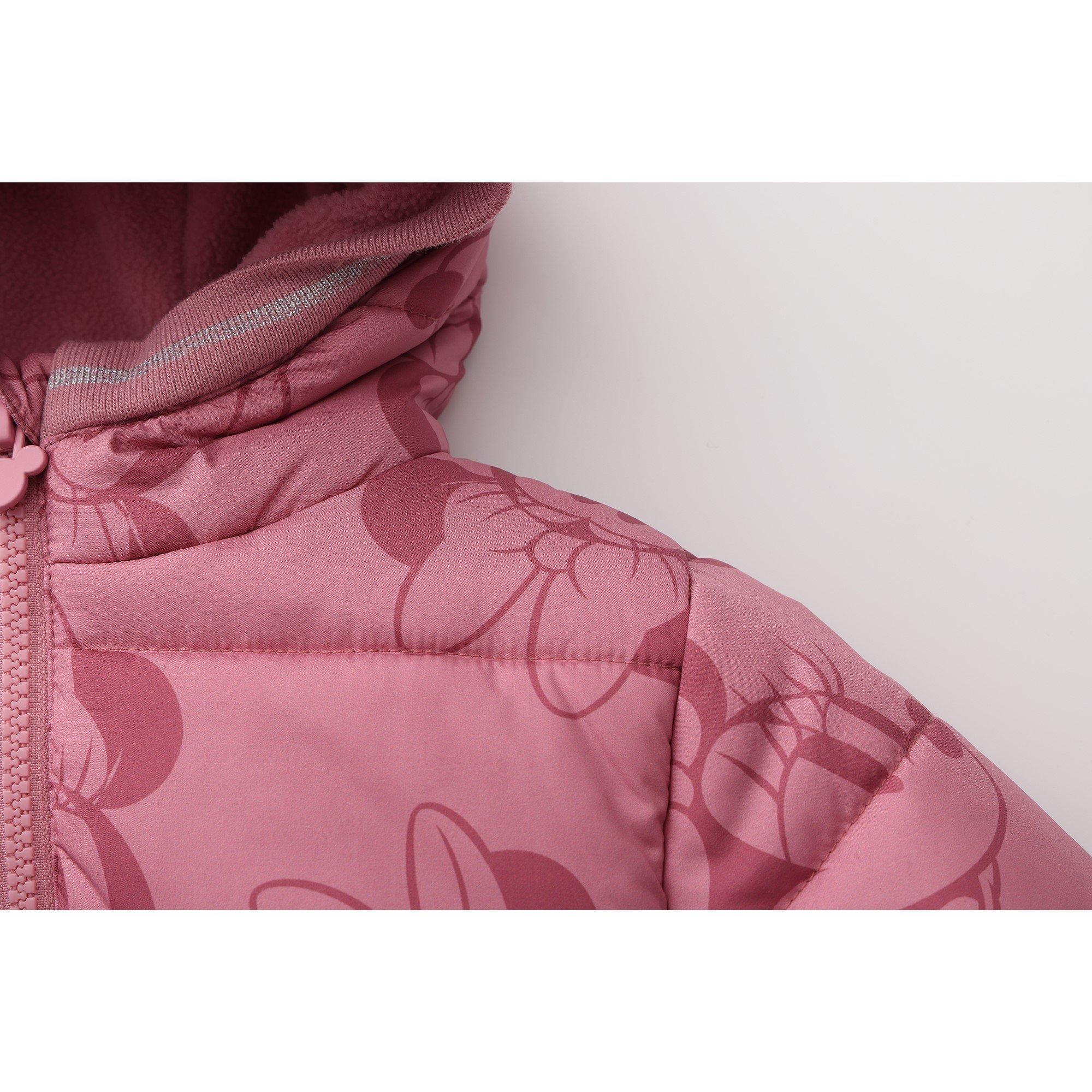 Minnie - Character - Kids' Hooded Long Sleeve Short Puffer Jacket - 10