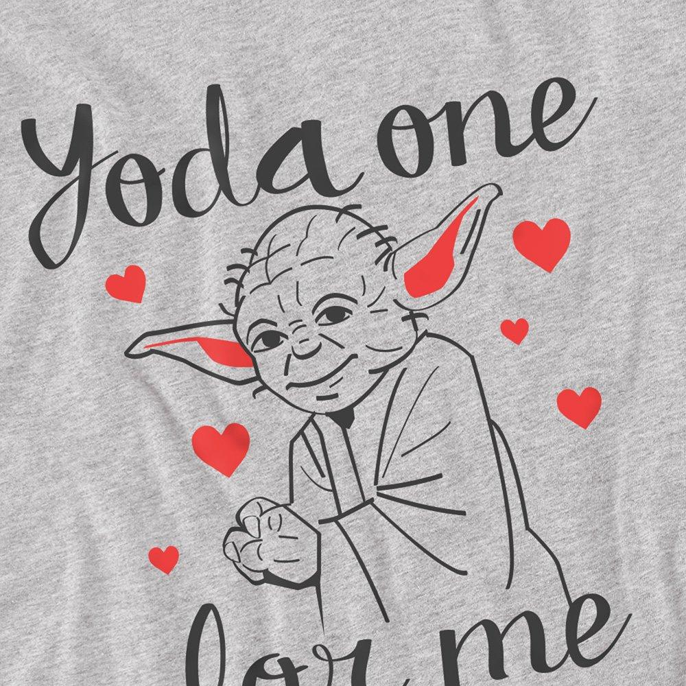 Grey - Star Wars - Star Wars ValentineS Day Yoda One For Me Mens T- - 2