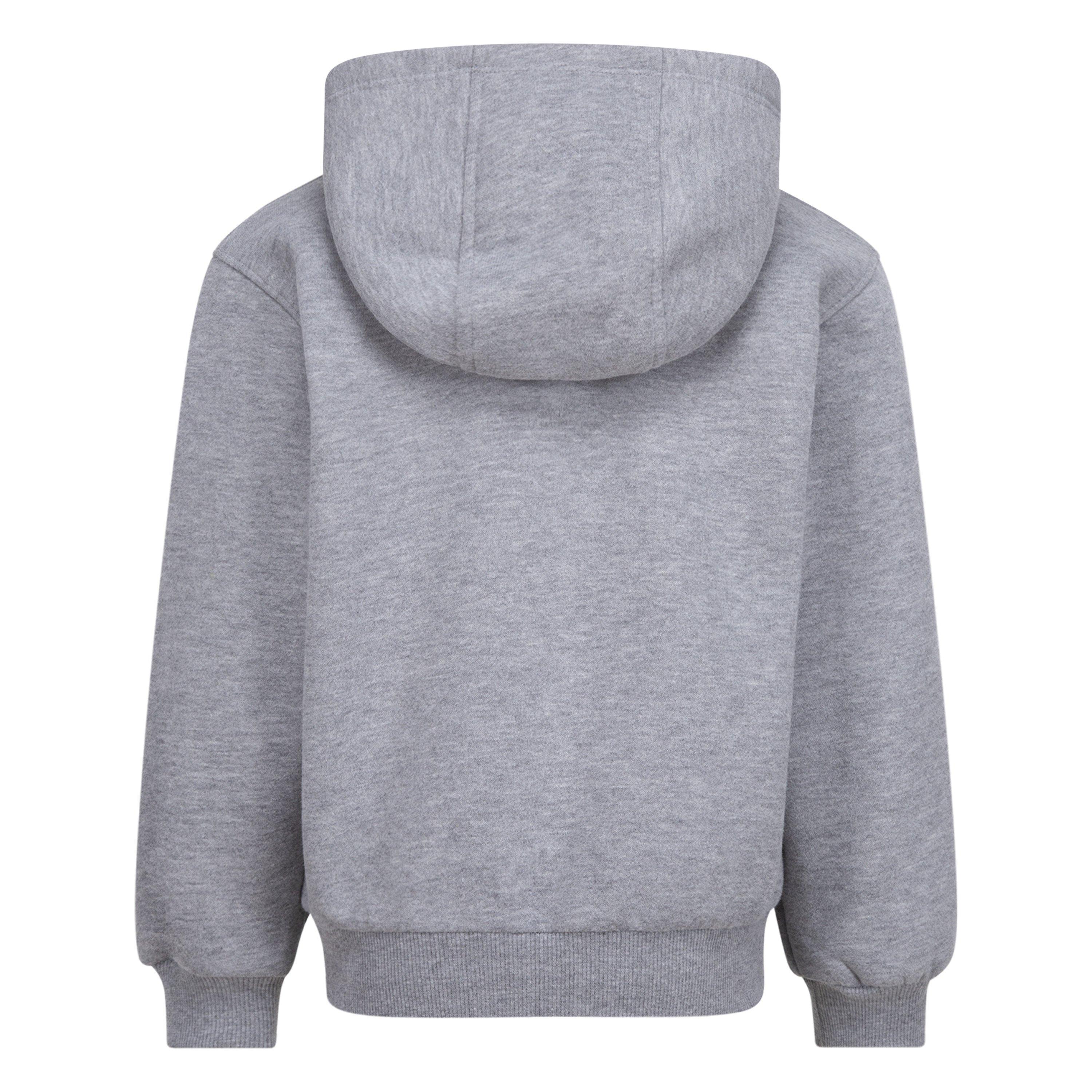 Grey - Nike - Kids' Full Zip Hoodie - 2