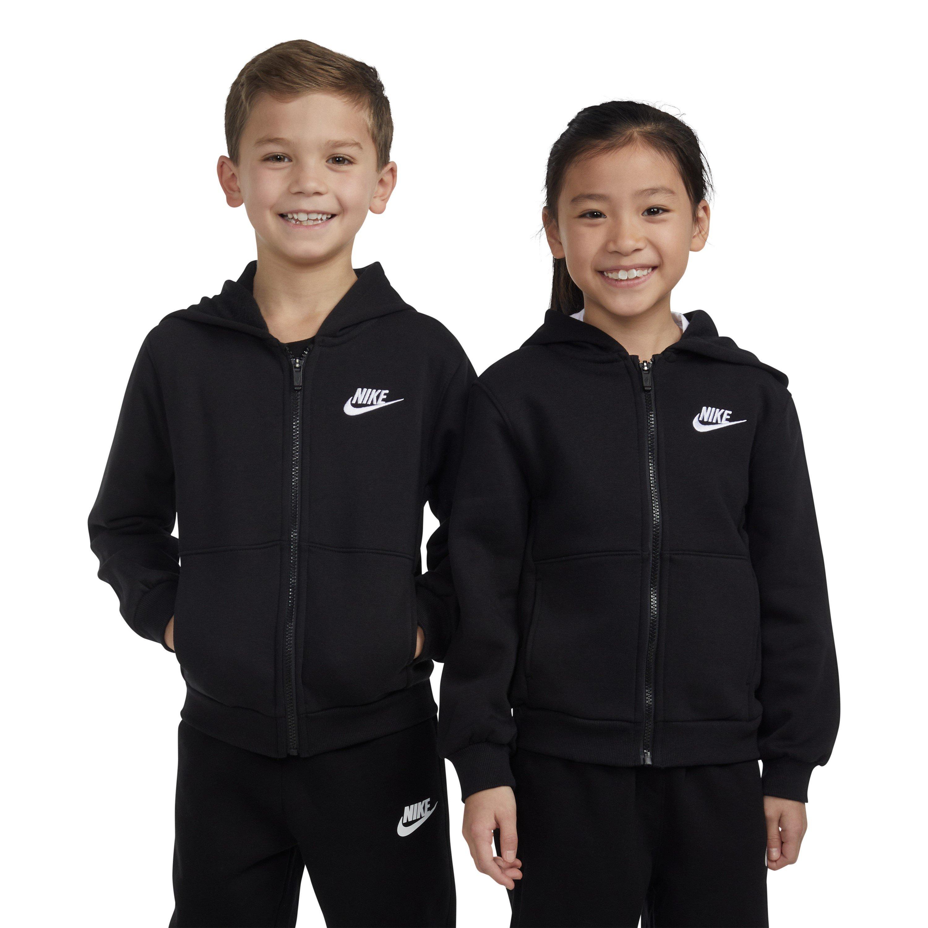 Black - Nike - Kids' Full Zip Hoodie - 4