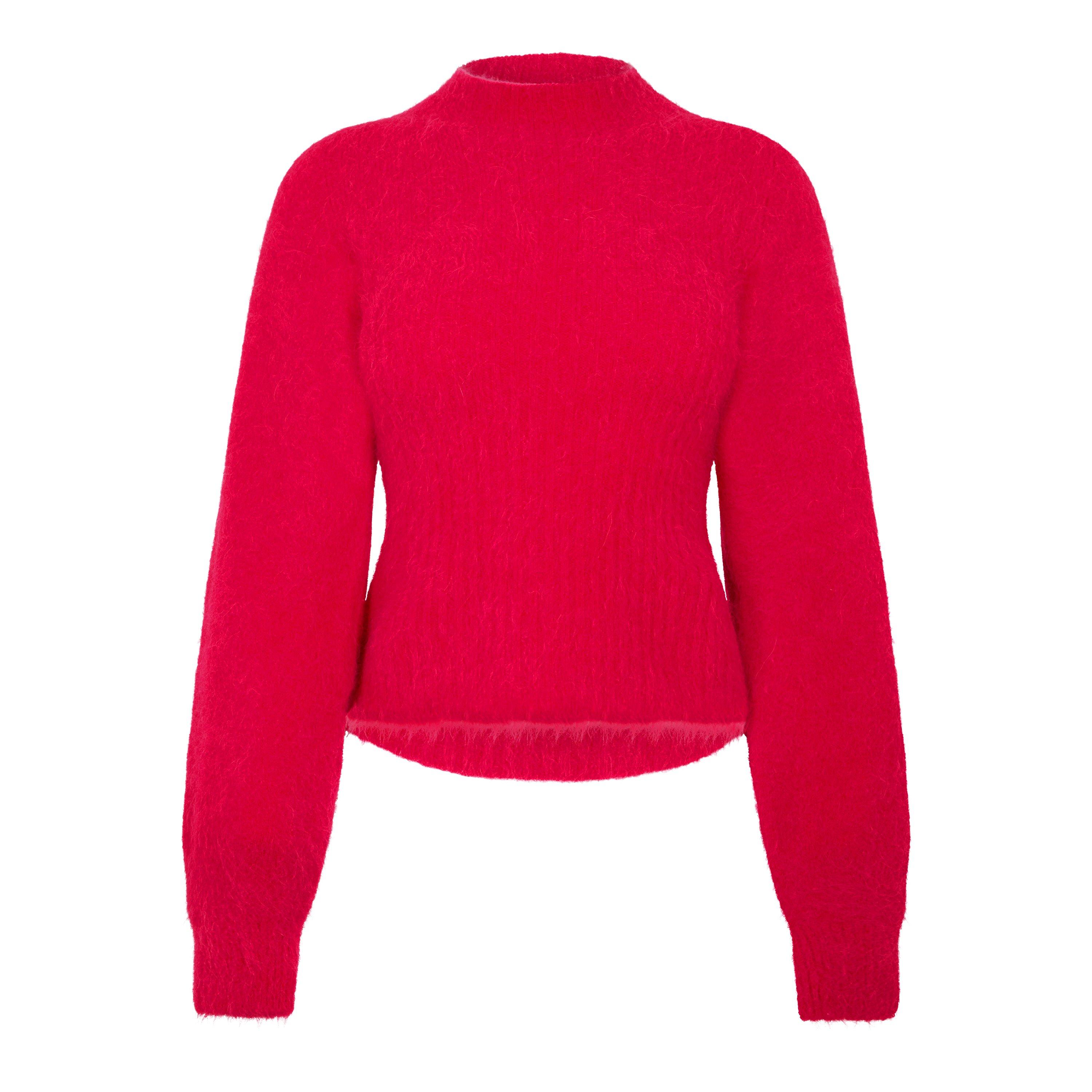 Fuschia - Marella - Women's Kristin Crew Neck Jumper - 6