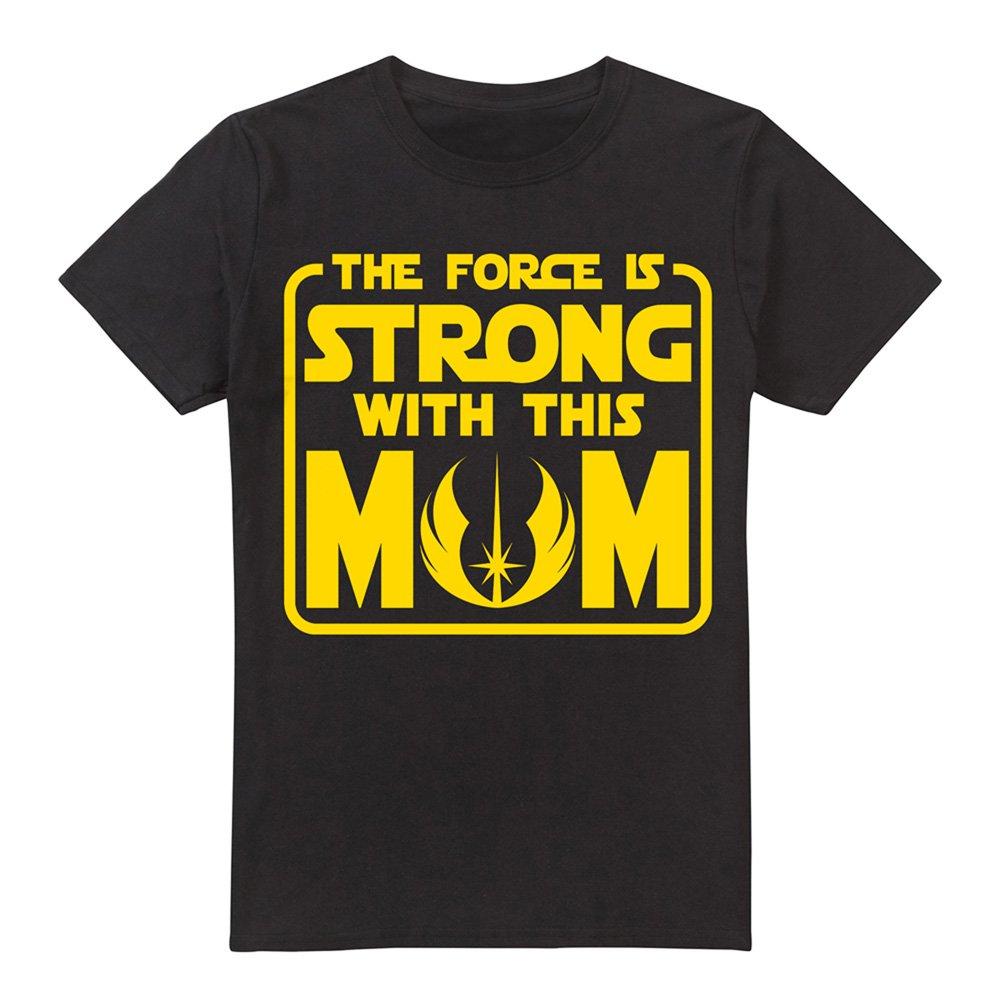 Black - Star Wars - Star Wars MotherS Day Force Is Strong With Mom T- - 4