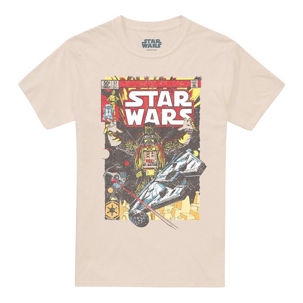 Beige - Star Wars - Star Wars Flea Market Retro Comic Cover T-Shirt N - 4