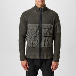 CP Company Utility Zippered Knit Jacket