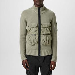 CP Company Utility Zippered Knit Jacket