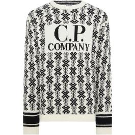 CP Company Jacquard 1logo Kn Sn34