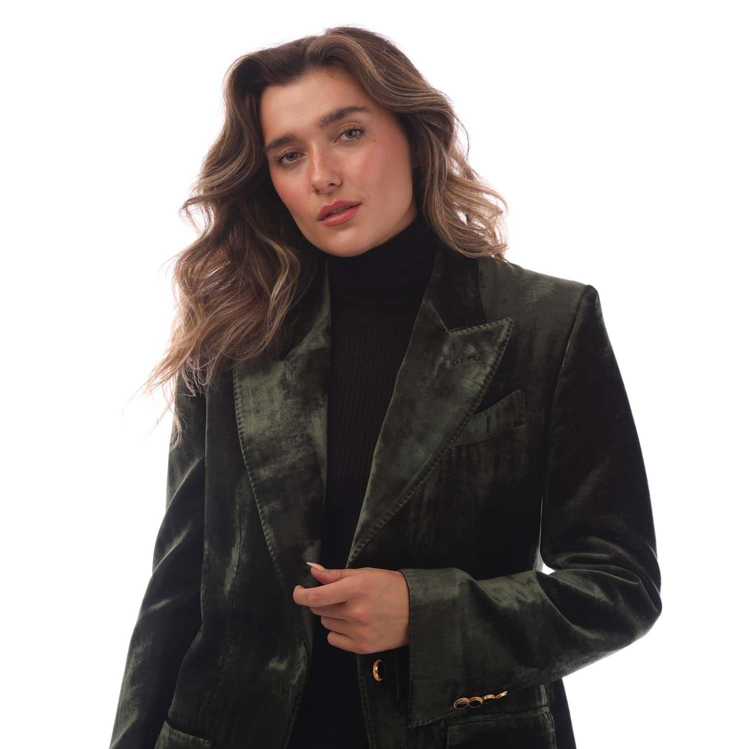 Olive - Tom Ford - Wallis Single Breasted Jacket - 2