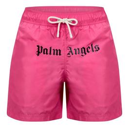 Palm Angels Logo Swim Shorts