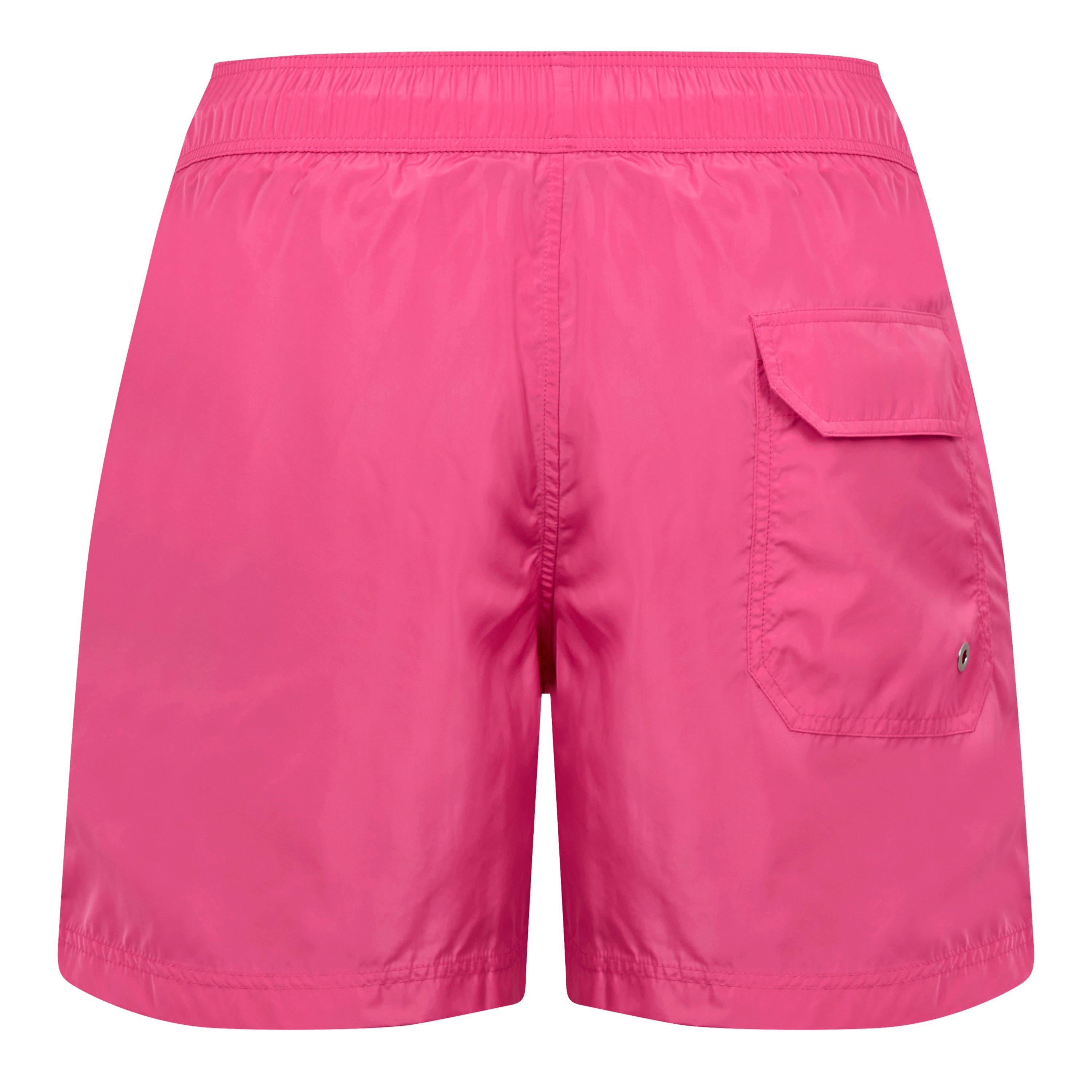 Pink - Palm Angels - Logo Swim Shorts - 2