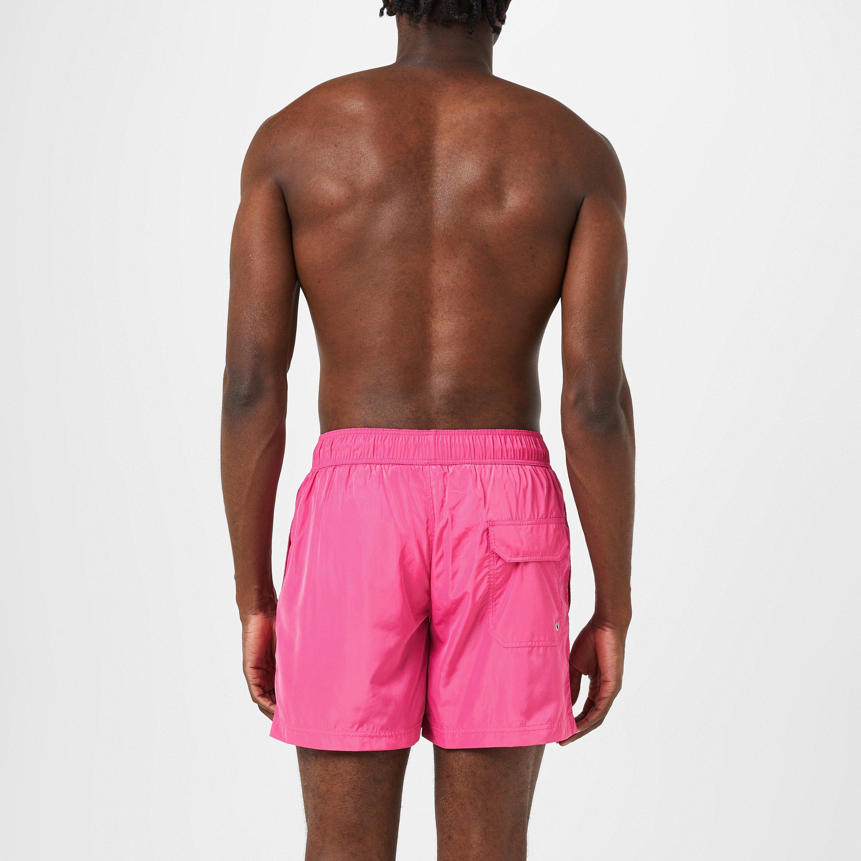 Pink - Palm Angels - Logo Swim Shorts - 4