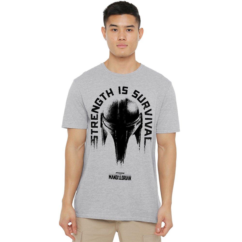 Light Grey - Star Wars - Star Wars Strength Is Survival T-Shirt Athletic H - 1