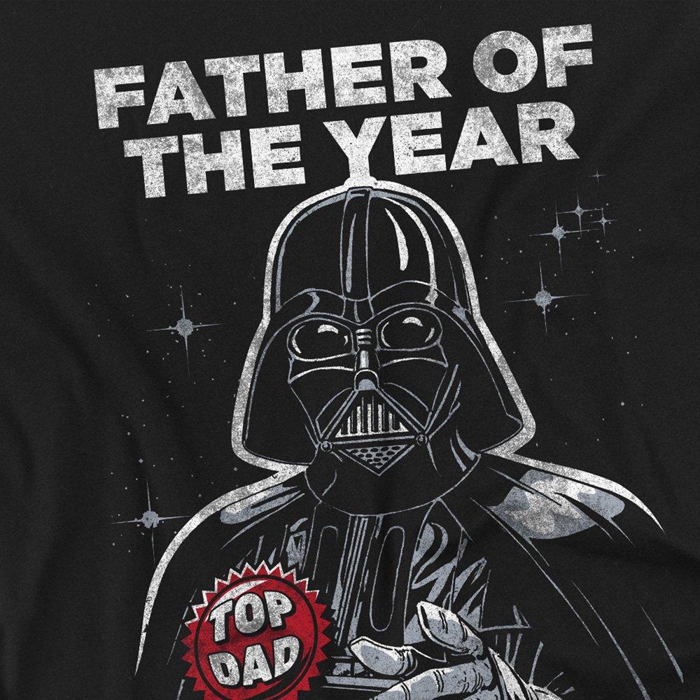 Black - Star Wars - Star Wars FatherS Day Father Vader Mens T-Shirt B - 2