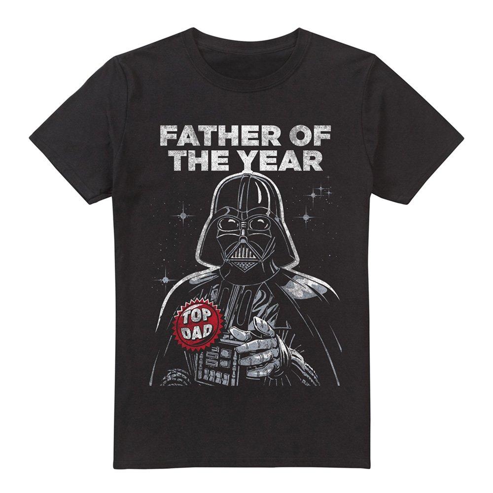 Black - Star Wars - Star Wars FatherS Day Father Vader Mens T-Shirt B - 4