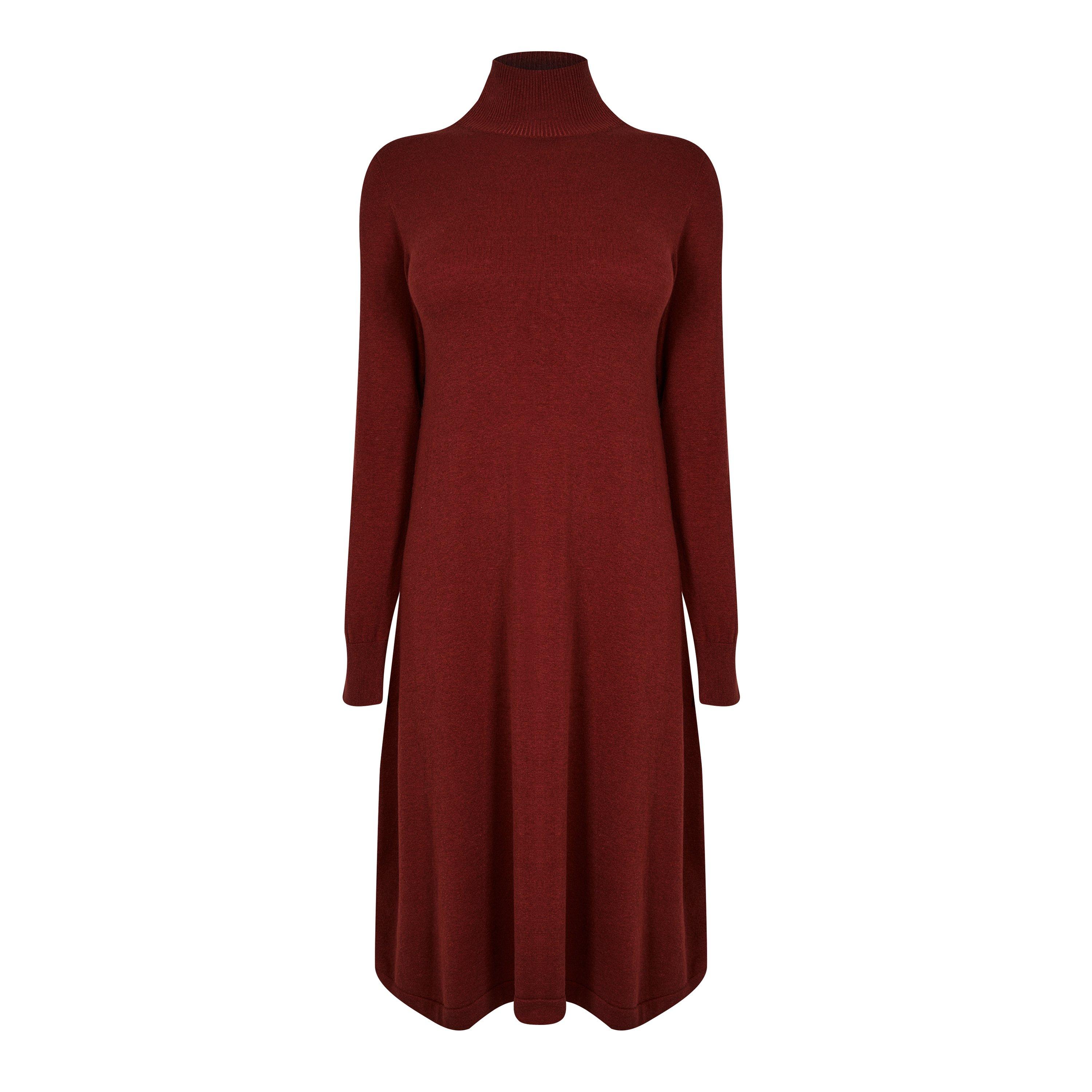 Bordeux - Weekend Max Mara - Women's Knitted Jumper Dress - 1