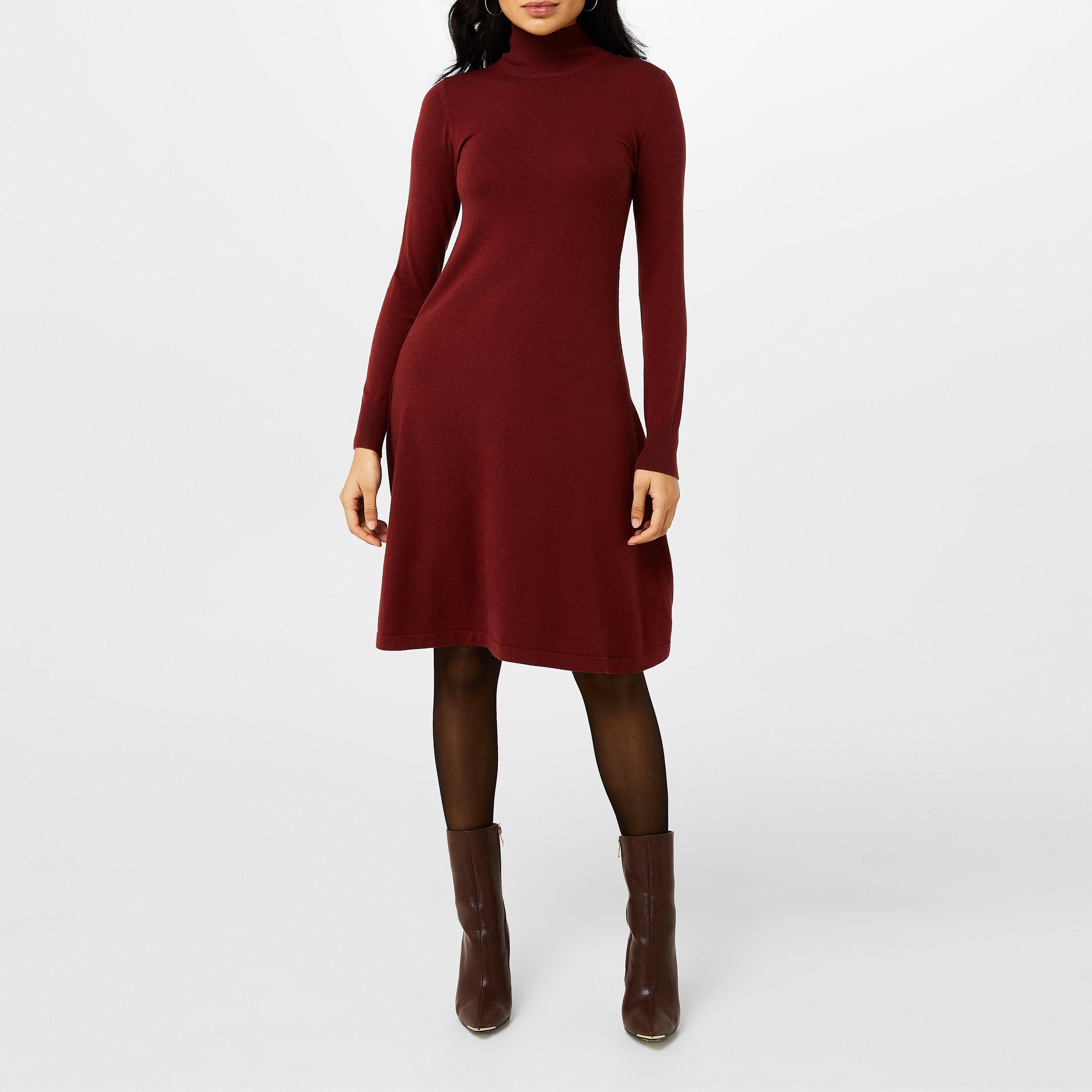 Bordeux - Weekend Max Mara - Women's Knitted Jumper Dress - 2