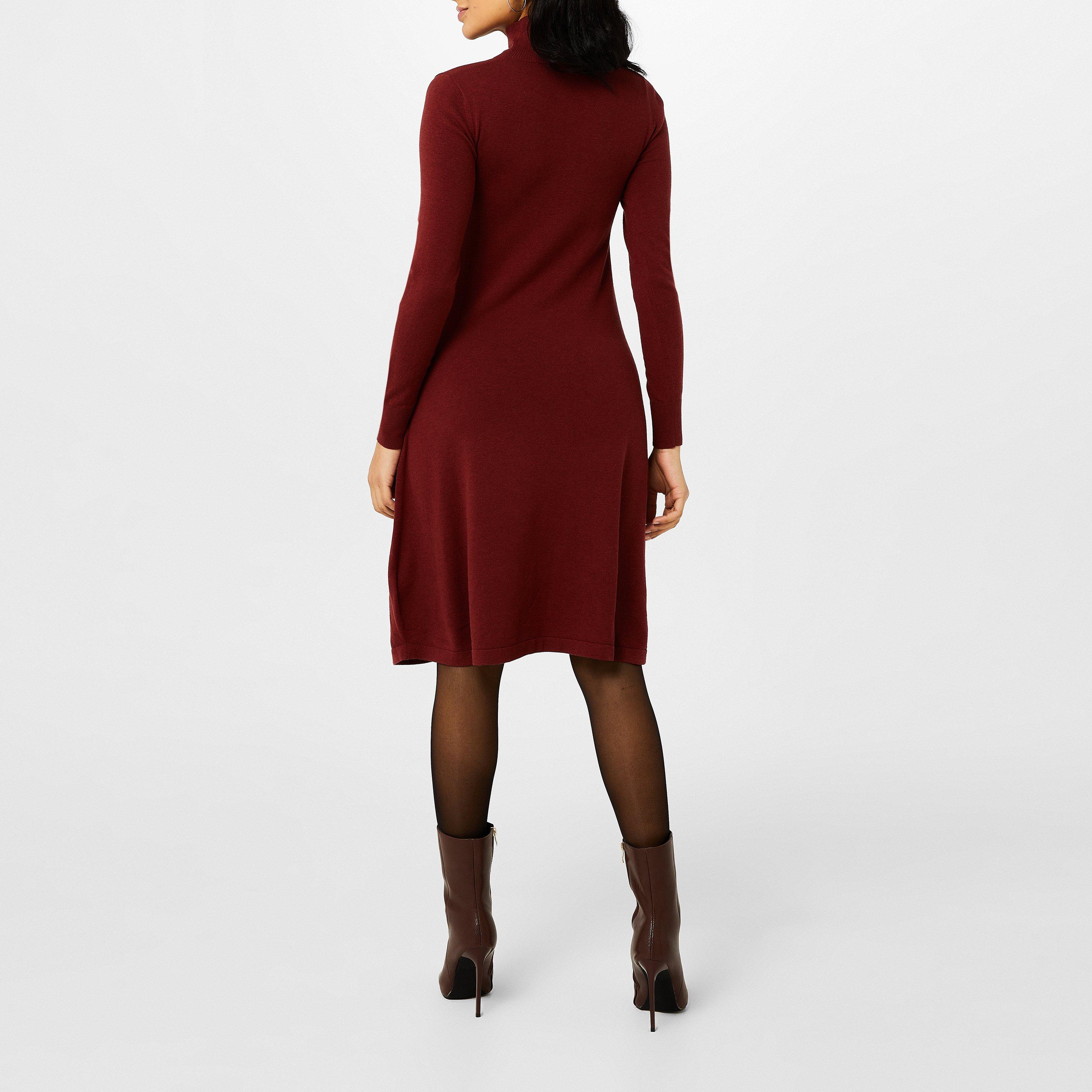Bordeux - Weekend Max Mara - Women's Knitted Jumper Dress - 3
