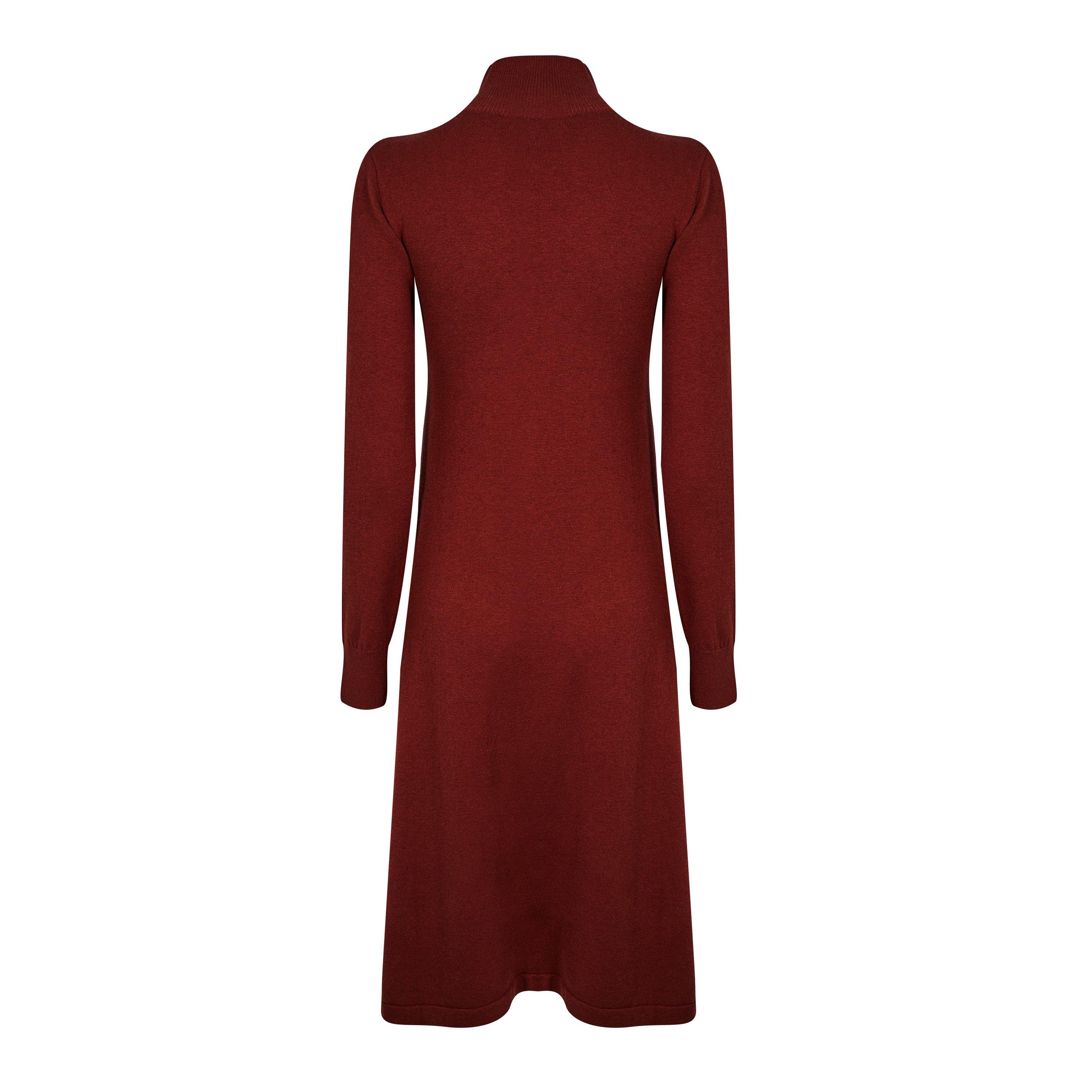 Bordeux - Weekend Max Mara - Women's Knitted Jumper Dress - 5