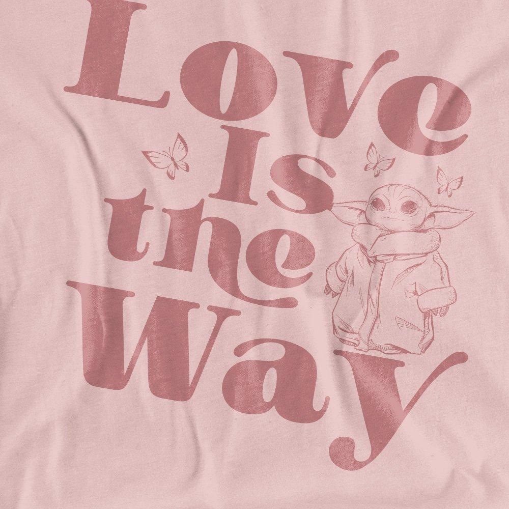 Rose - Star Wars - Love Is The Way T-Shirt Powder Rose - 2