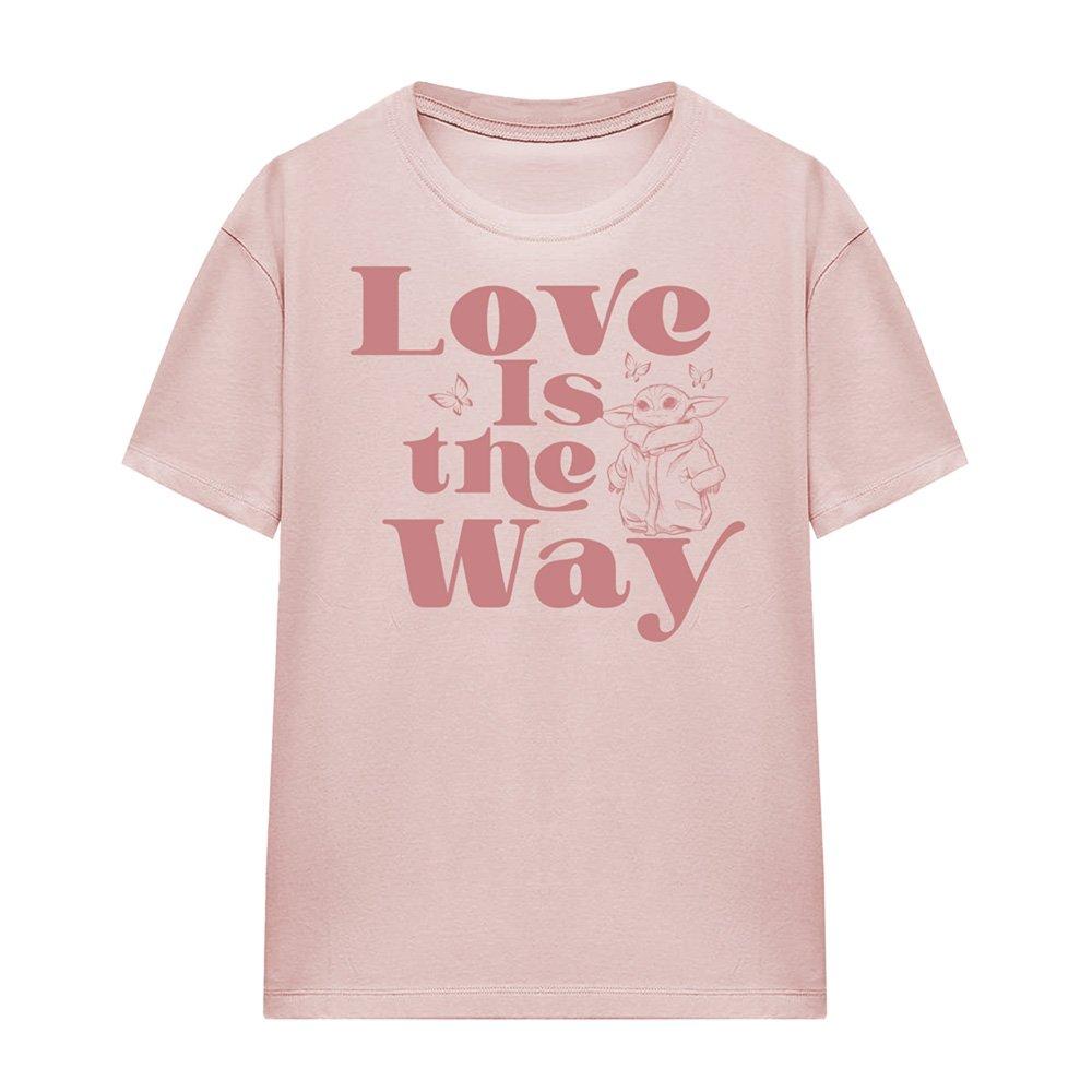 Rose - Star Wars - Love Is The Way T-Shirt Powder Rose - 4