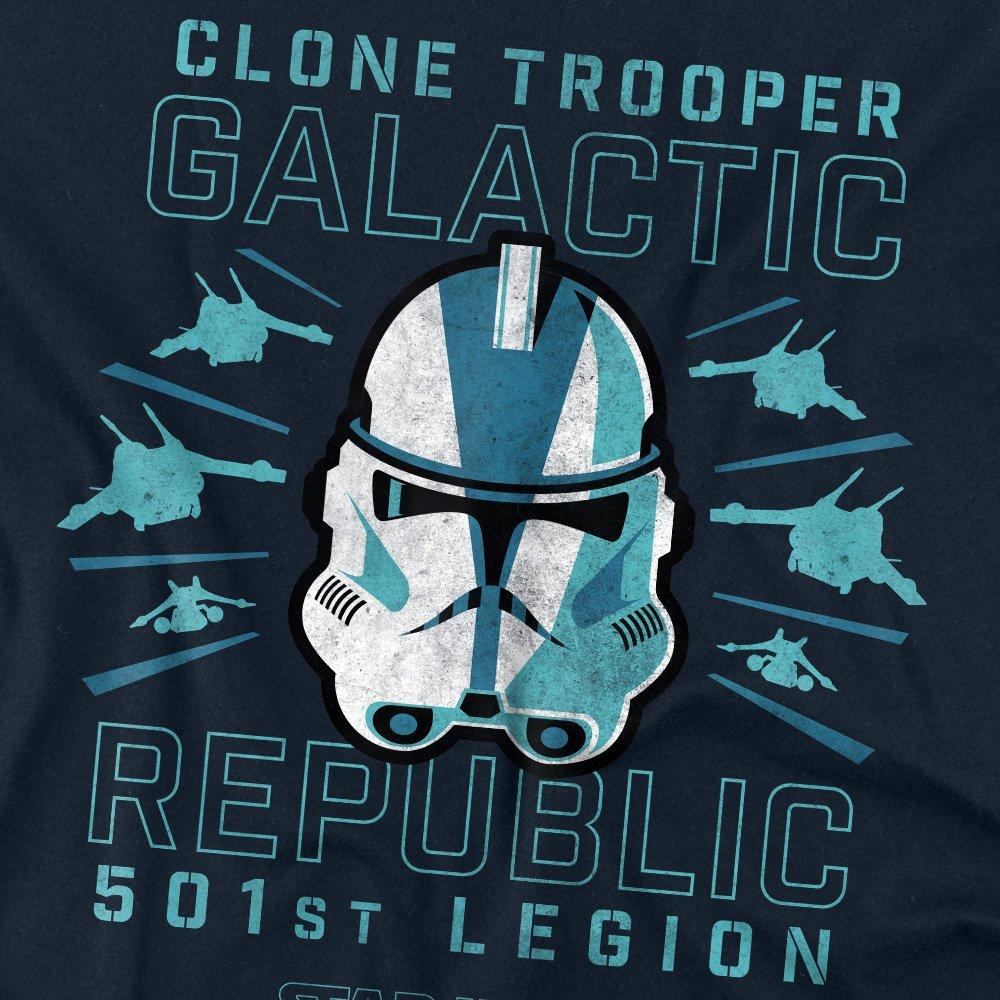 Navy - Star Wars - Star Wars 501st Clone Trooper Long Sleeve T-Shirt - 2