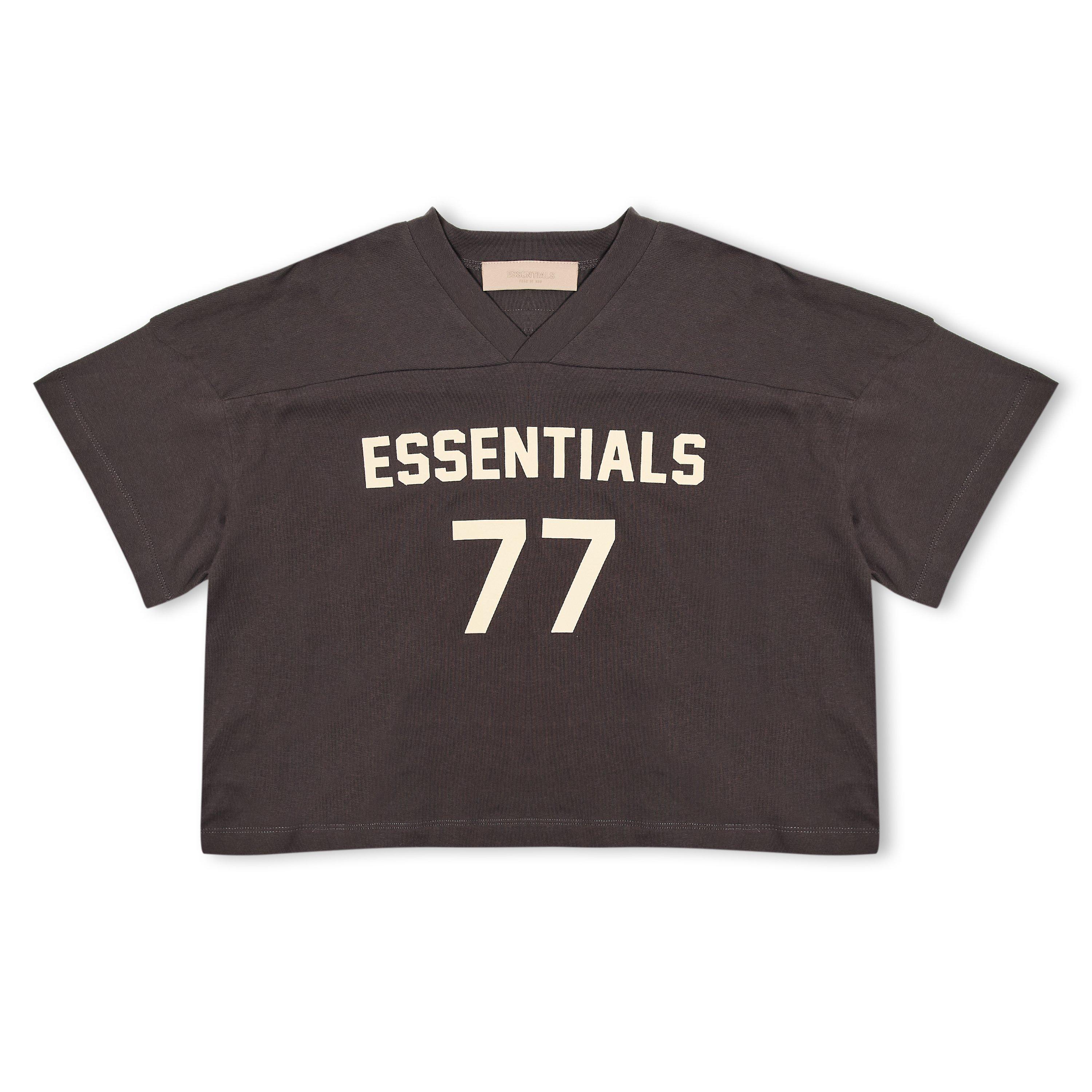 Fear Of God Essentials Unisex Kids' Football Tee Oversized Fit T-Shirt