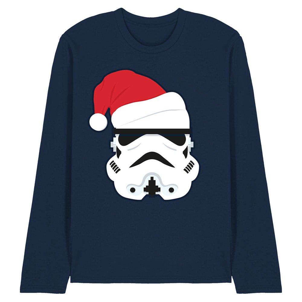 Navy - Star Wars - Star Wars Stormtrooper Christmas Santa Hat Long Sl - 1